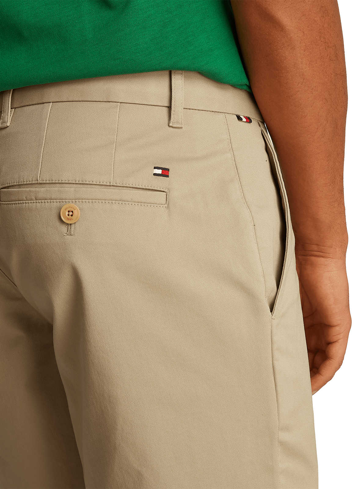 Plain Bermuda shorts TOMMY HILFIGER Beige