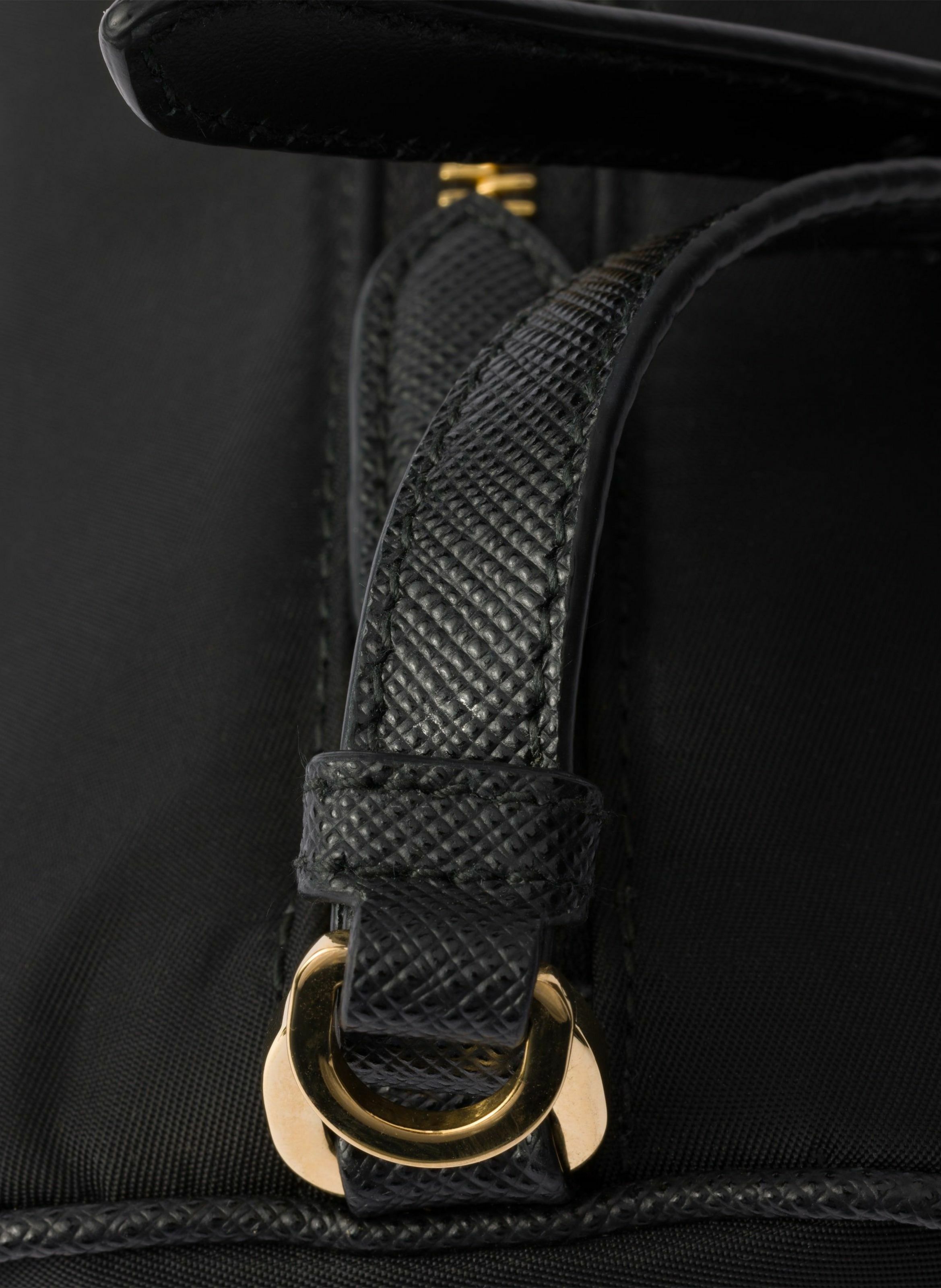 Pochette en re-nylon PRADA Noir