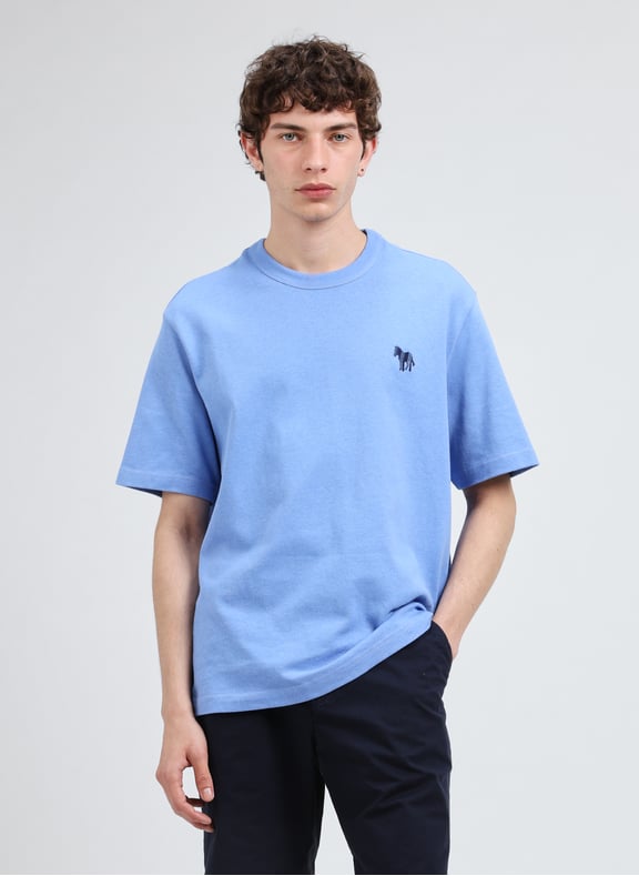 Classic Cotton T-Shirt Blue by PAUL SMITH PAUL SMITH Classic Cotton T-Shirt Blue