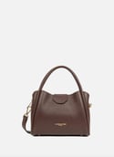 Small handbag - Ida Double  Marron - in - or pâle