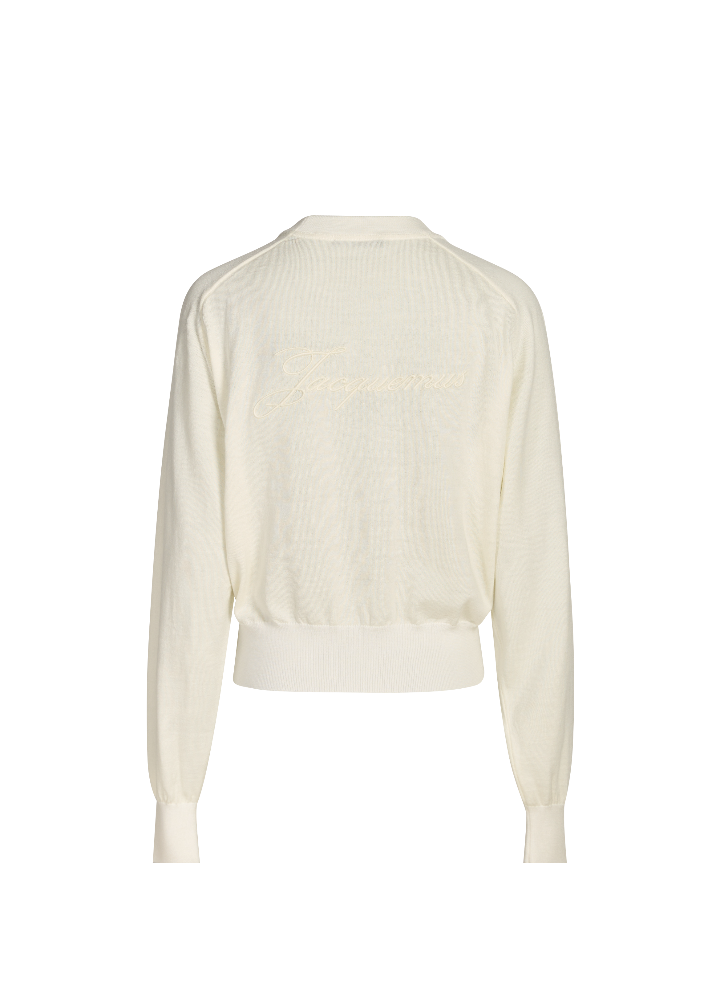 Wool sweatshirt JACQUEMUS White