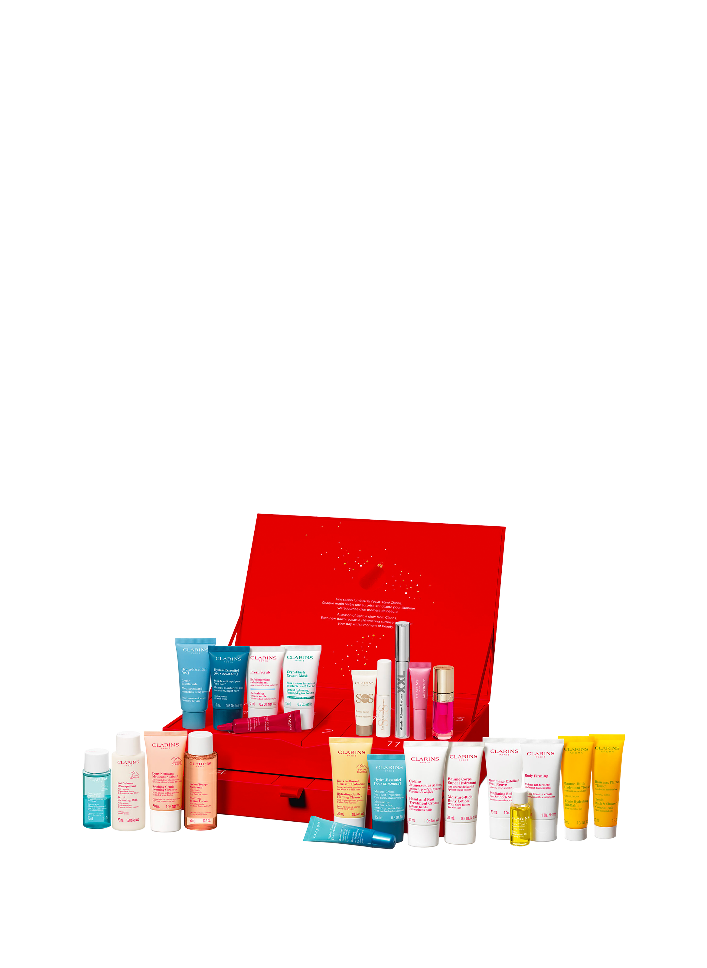 CLARINS Calendrier de l’Avent 24 cases No color