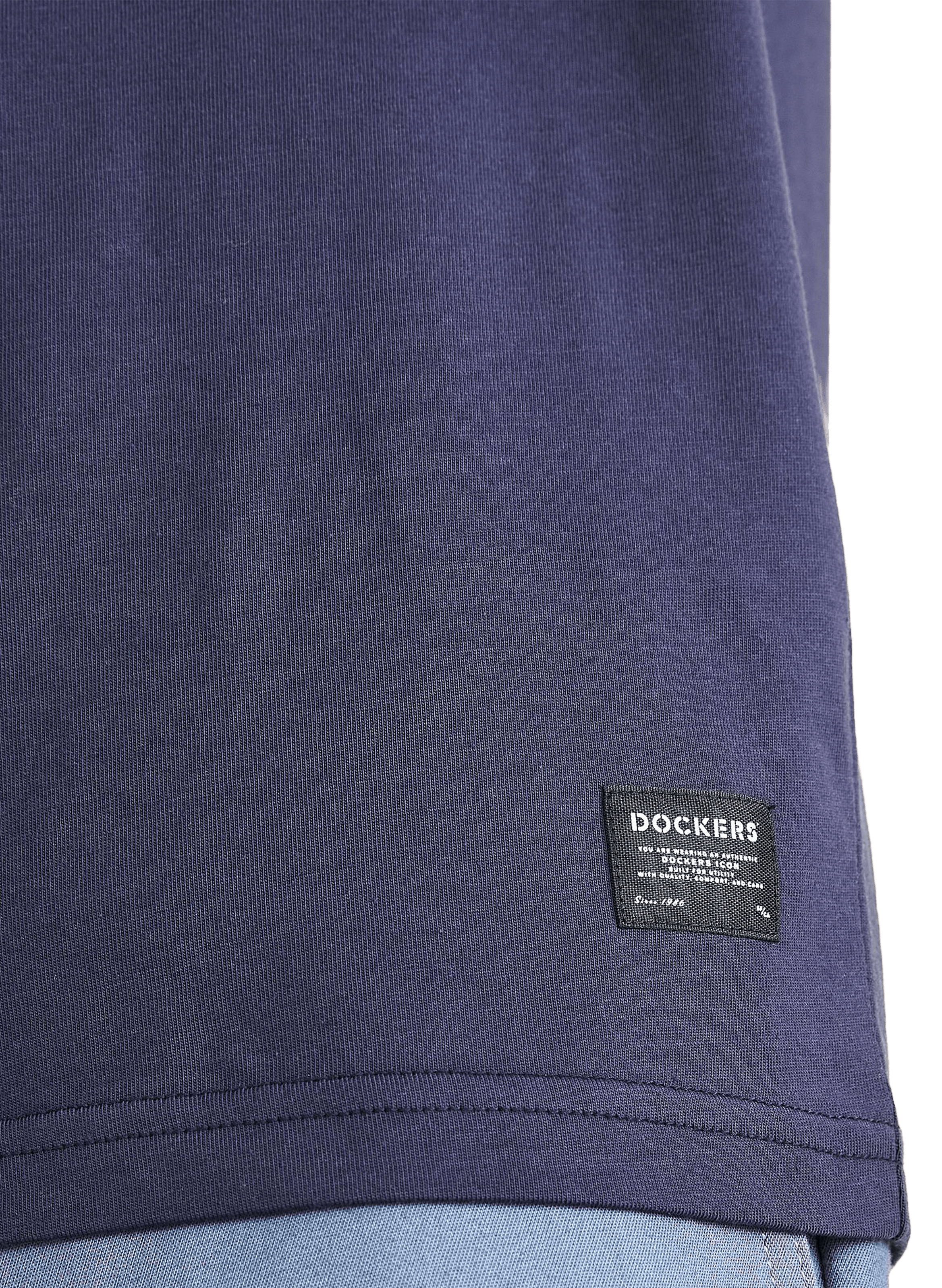 T-shirt en coton DOCKERS Bleu