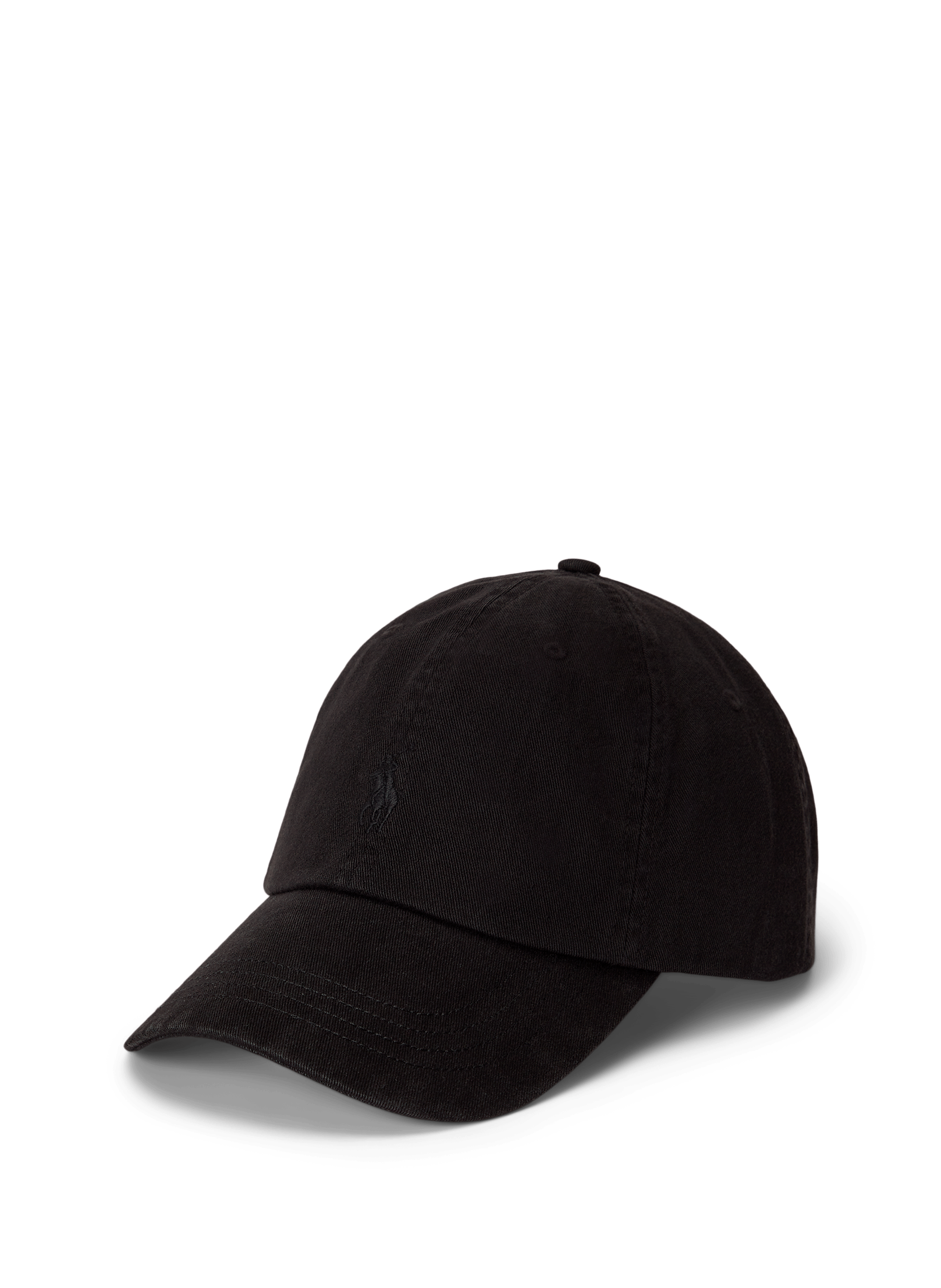 Embroidered cotton baseball cap POLO RALPH LAUREN Black