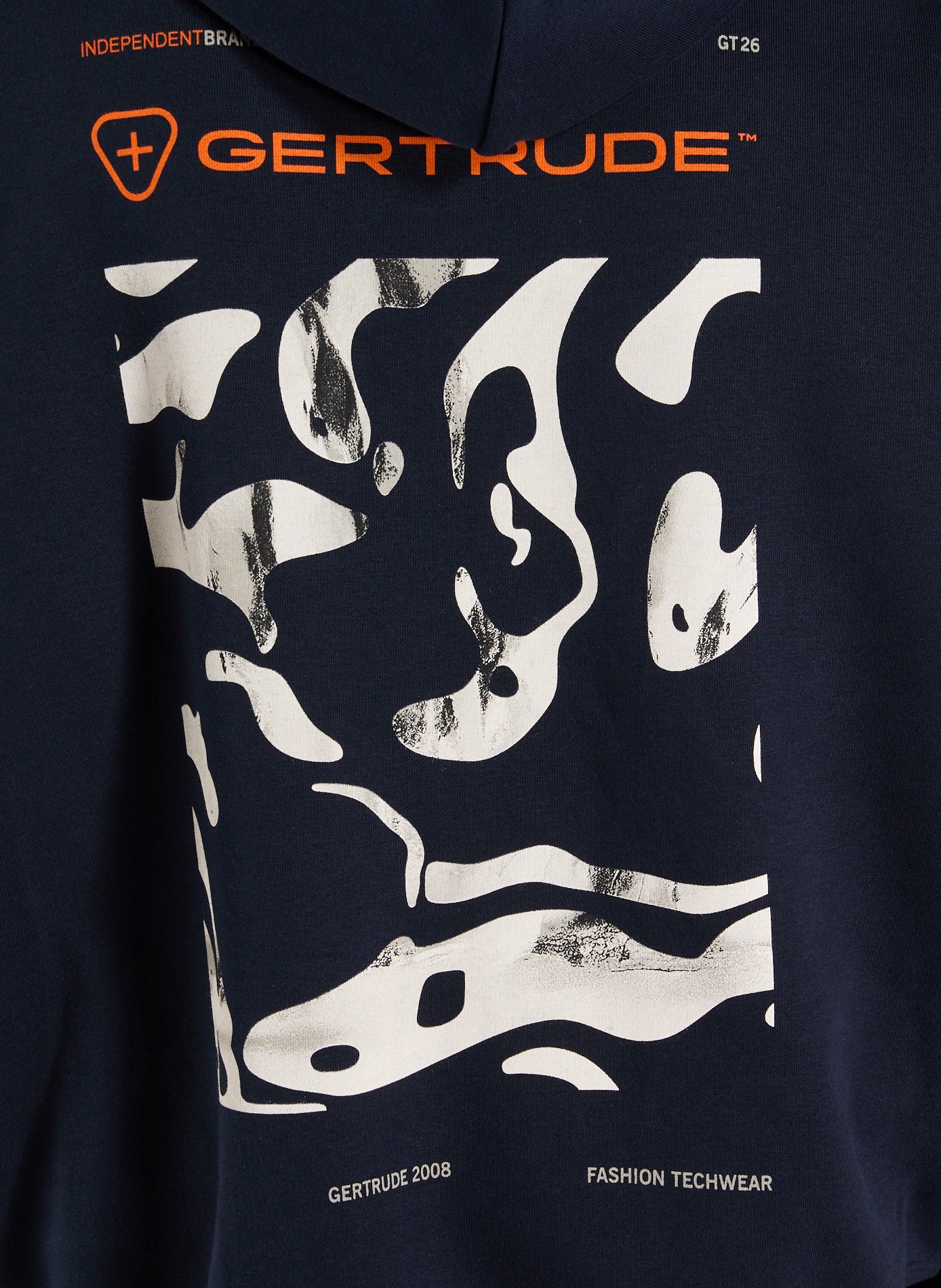 Sweat à capuche en coton mélangé GERTRUDE ET GASTON Bleu