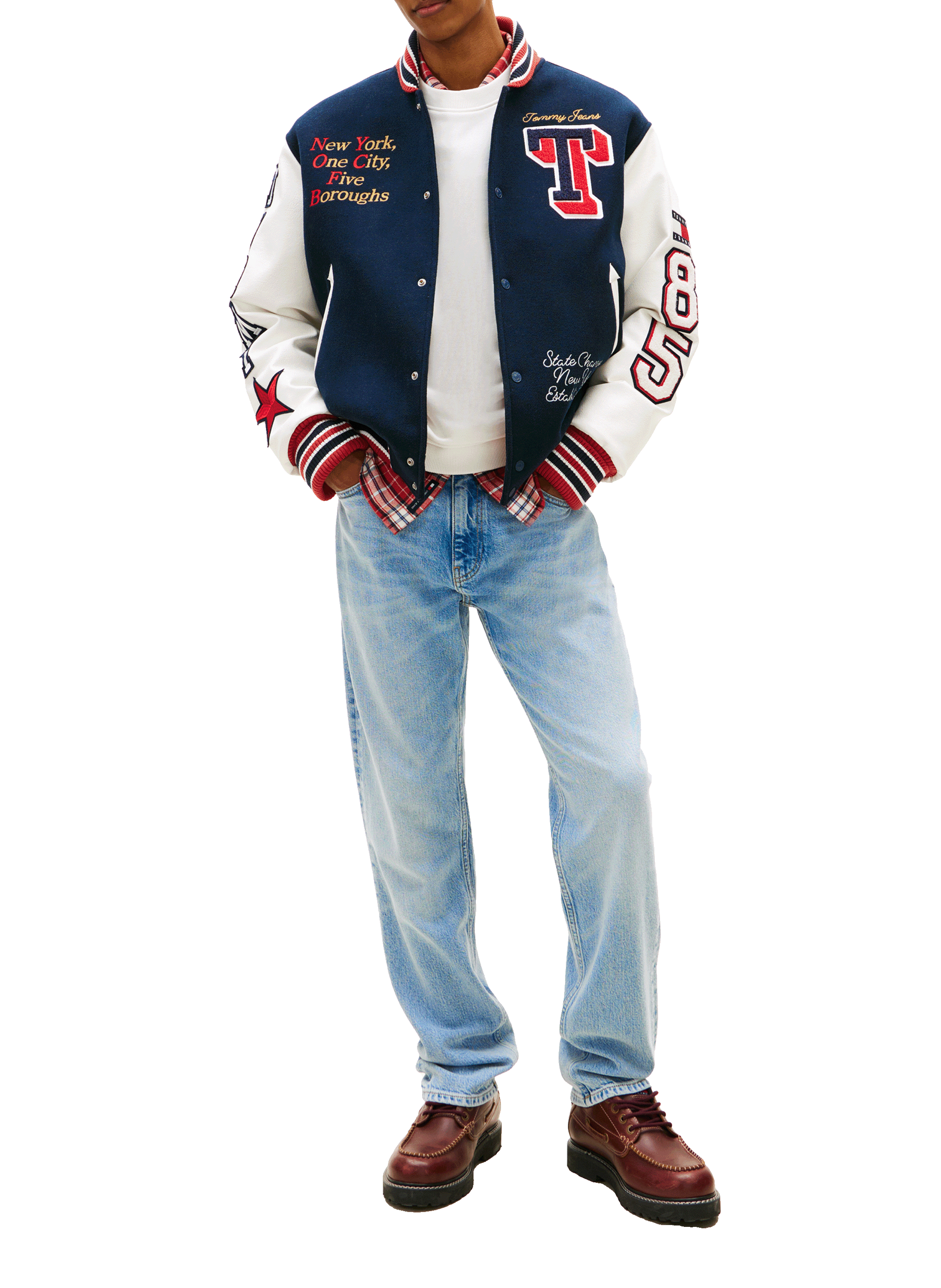 Jean coupe droite TOMMY HILFIGER Bleu