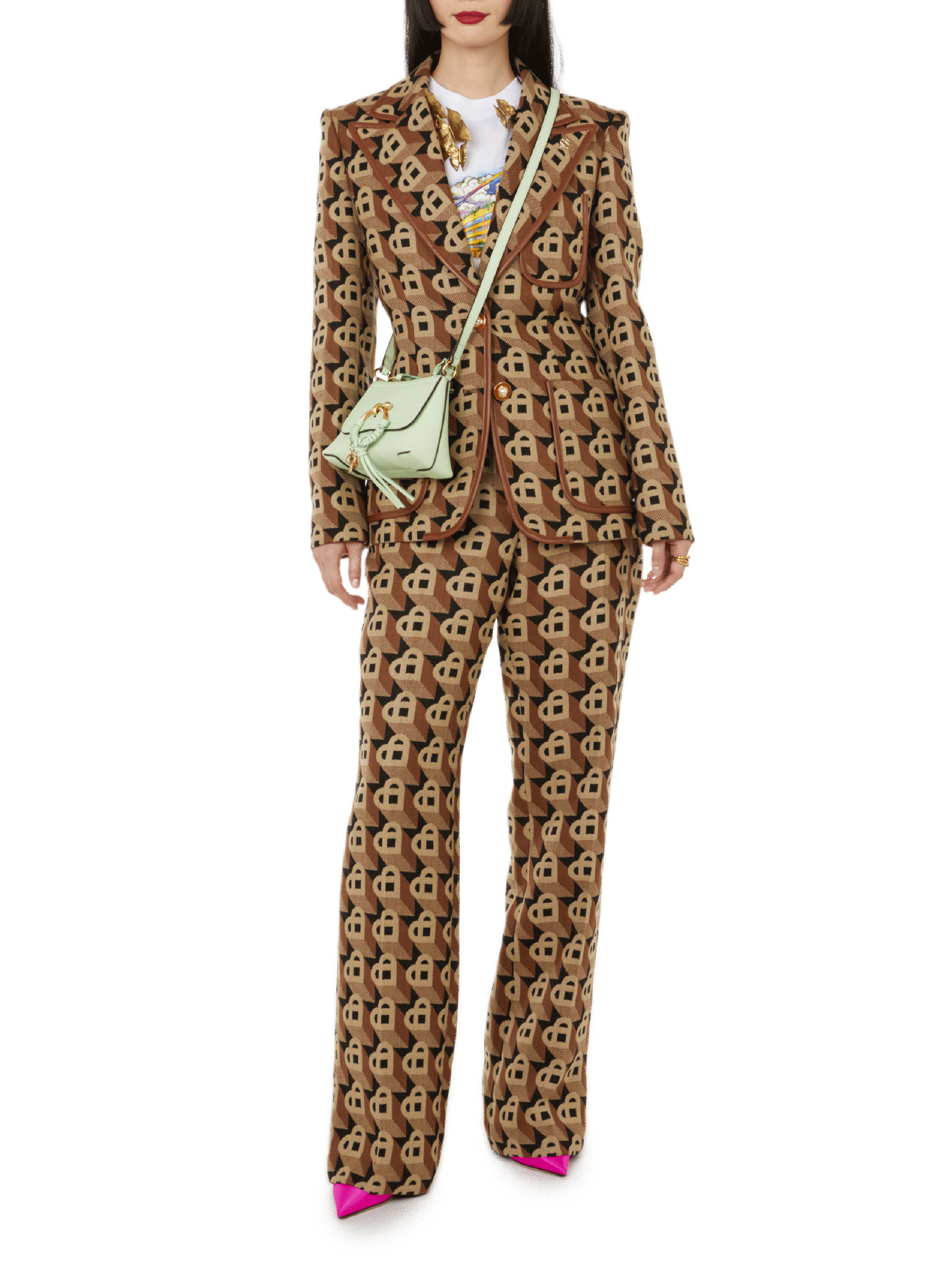 Veste blazer logotype  CASABLANCA PARIS Marron