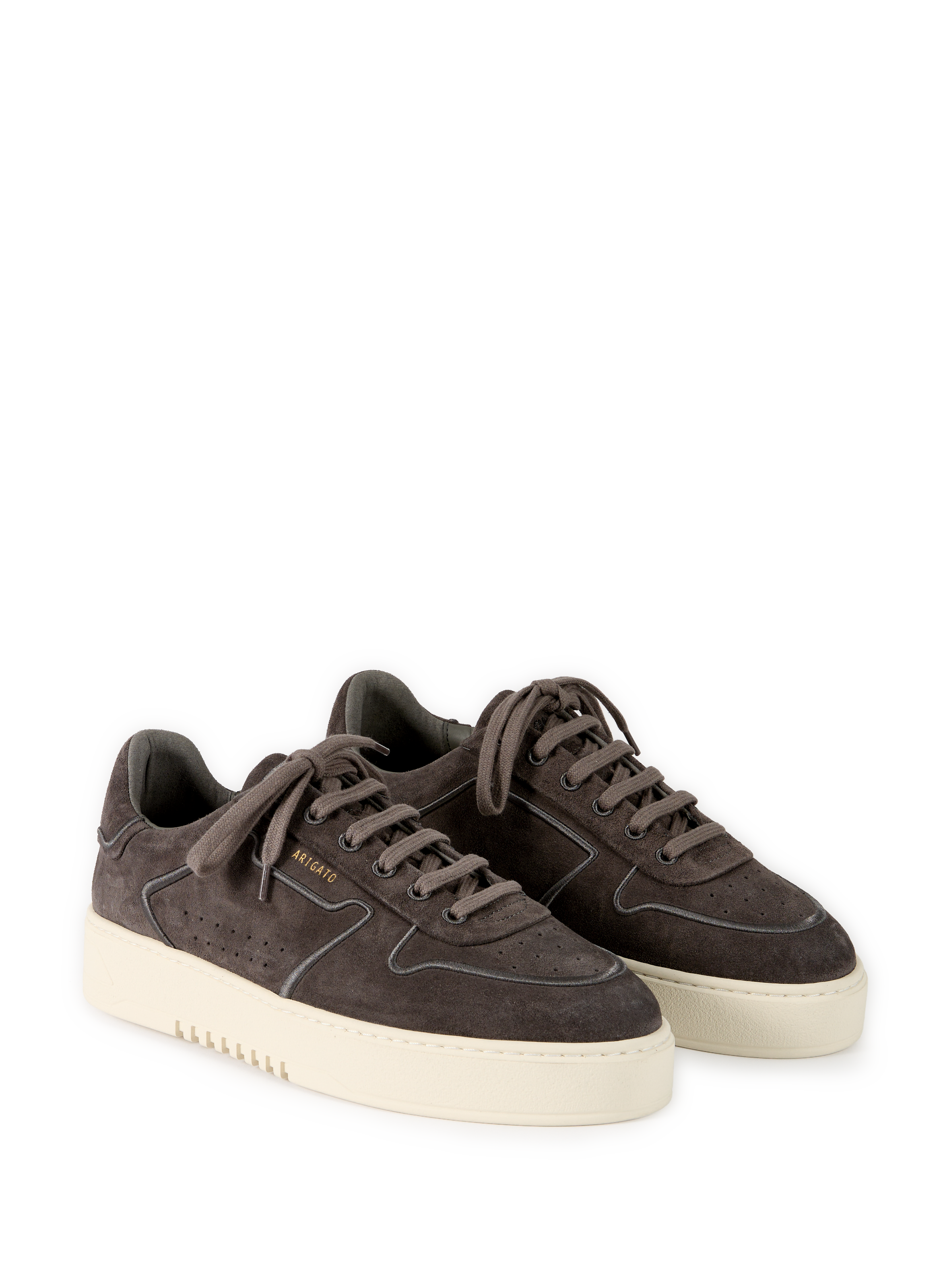 Sneakers Orbit Embroidery in leather AXEL ARIGATO Grey