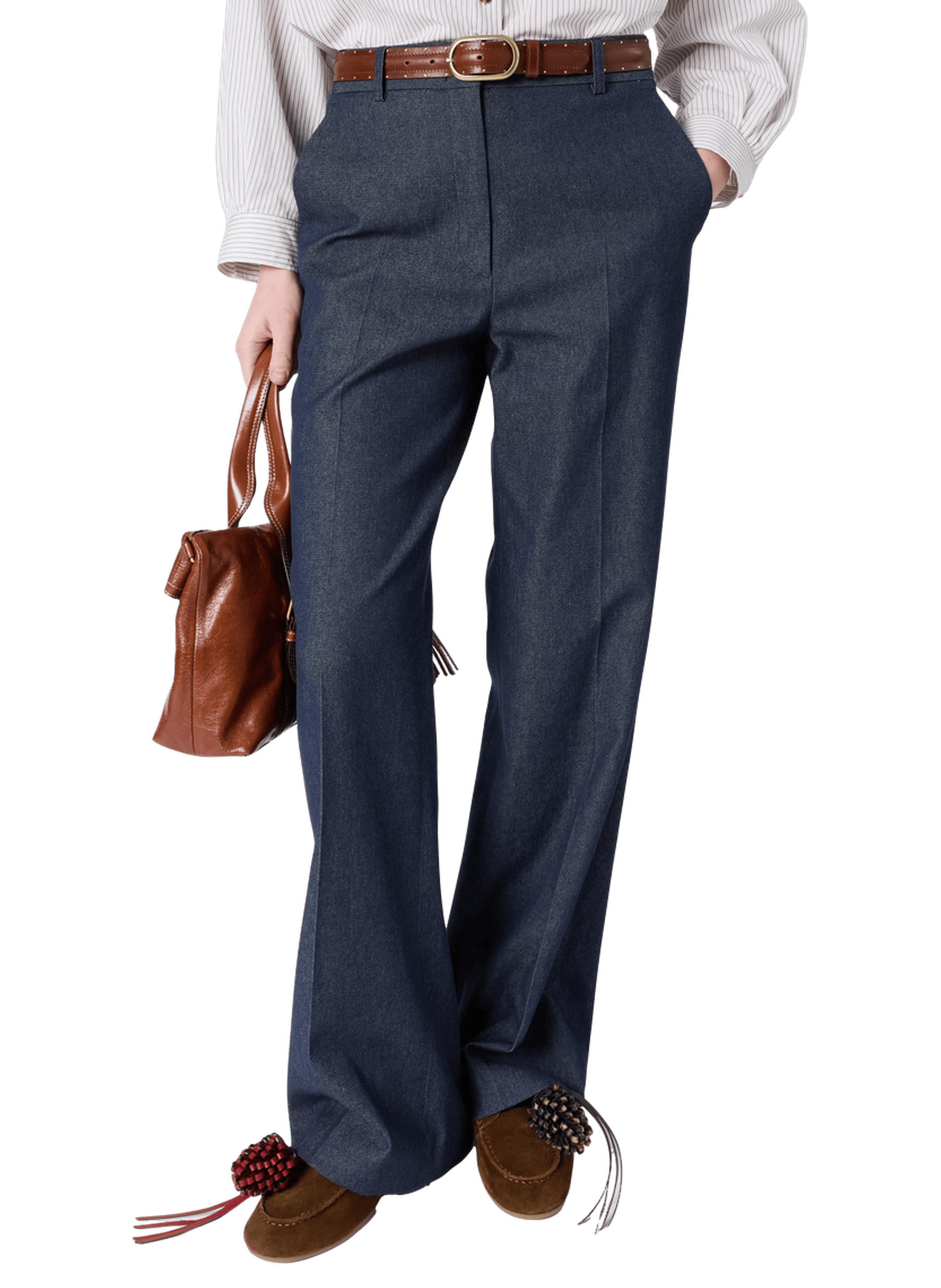 Pantalon large esprit denim - amora GERARD DAREL Bleu