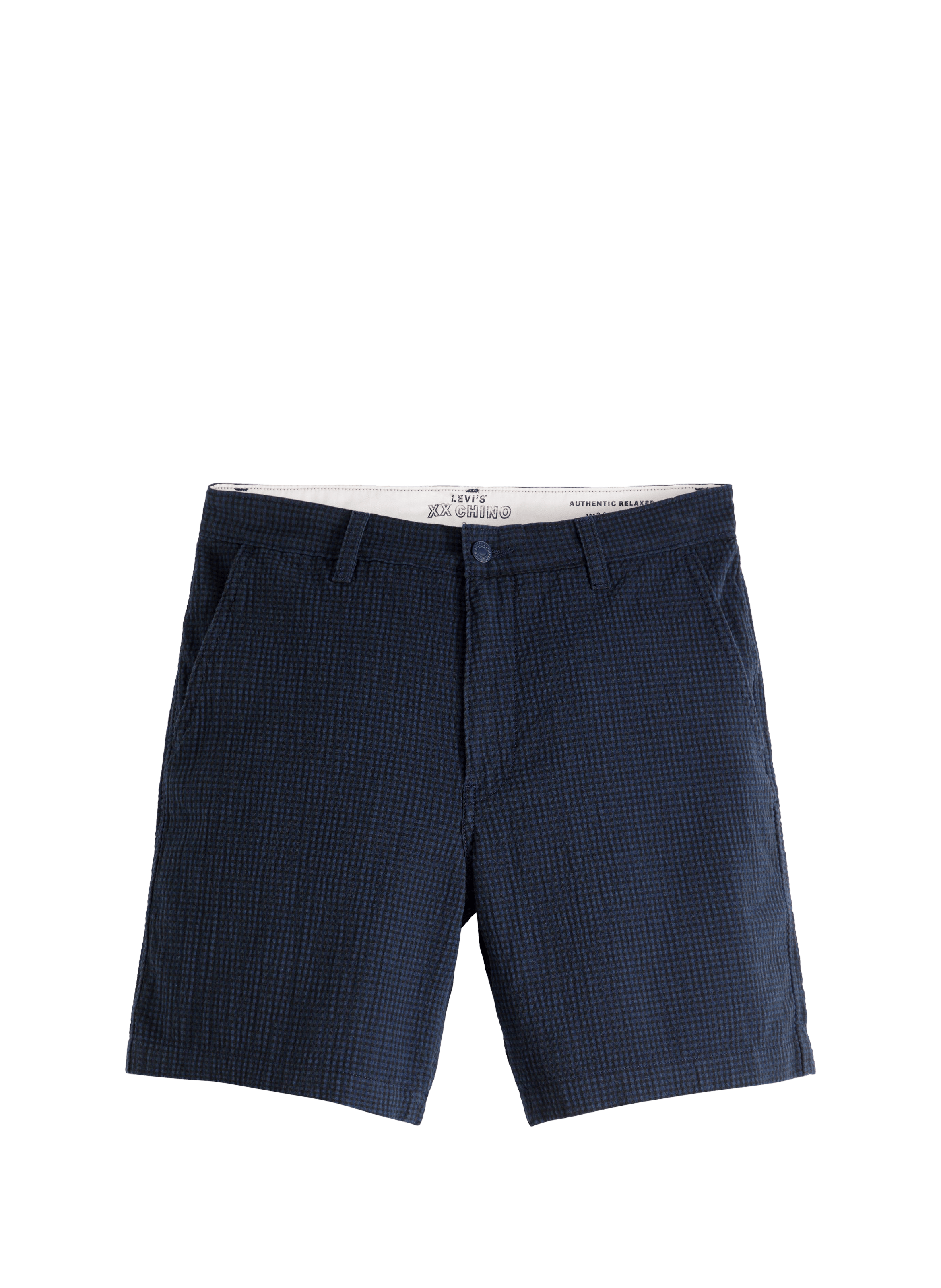 Shorts droit en coton mélangé LEVI'S Bleu