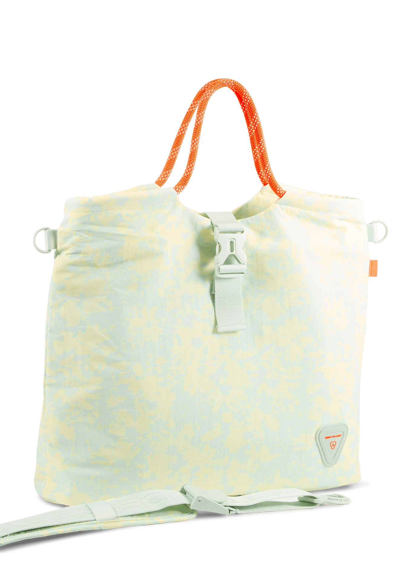 Tote bag Tevy Flowers GERTRUDE ET GASTON Green