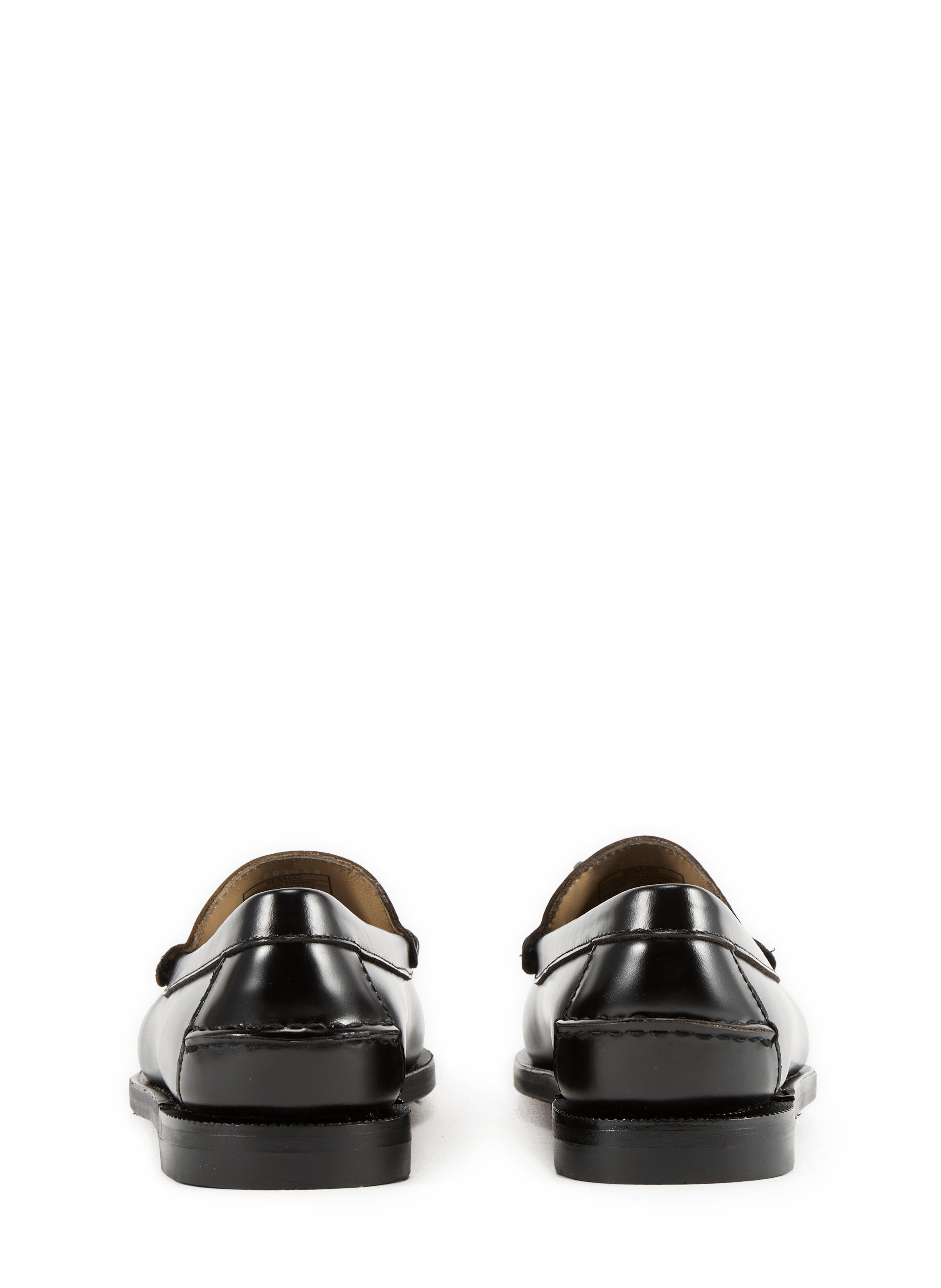 Mixed leather moccasins SEBAGO Black