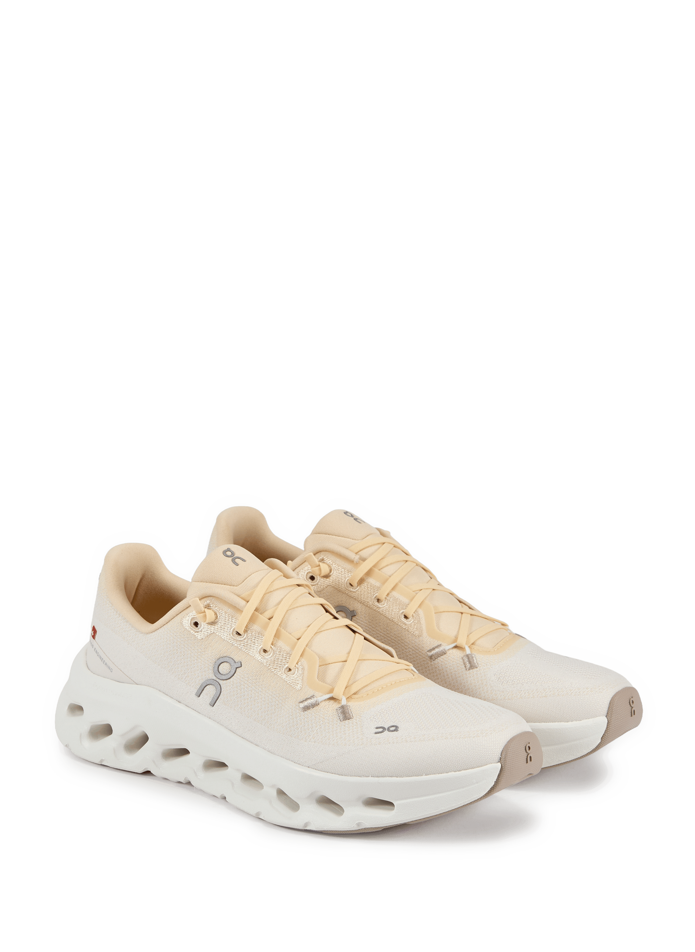 Low-top Cloudtilt sneakers with wedge soles ON RUNNING Beige