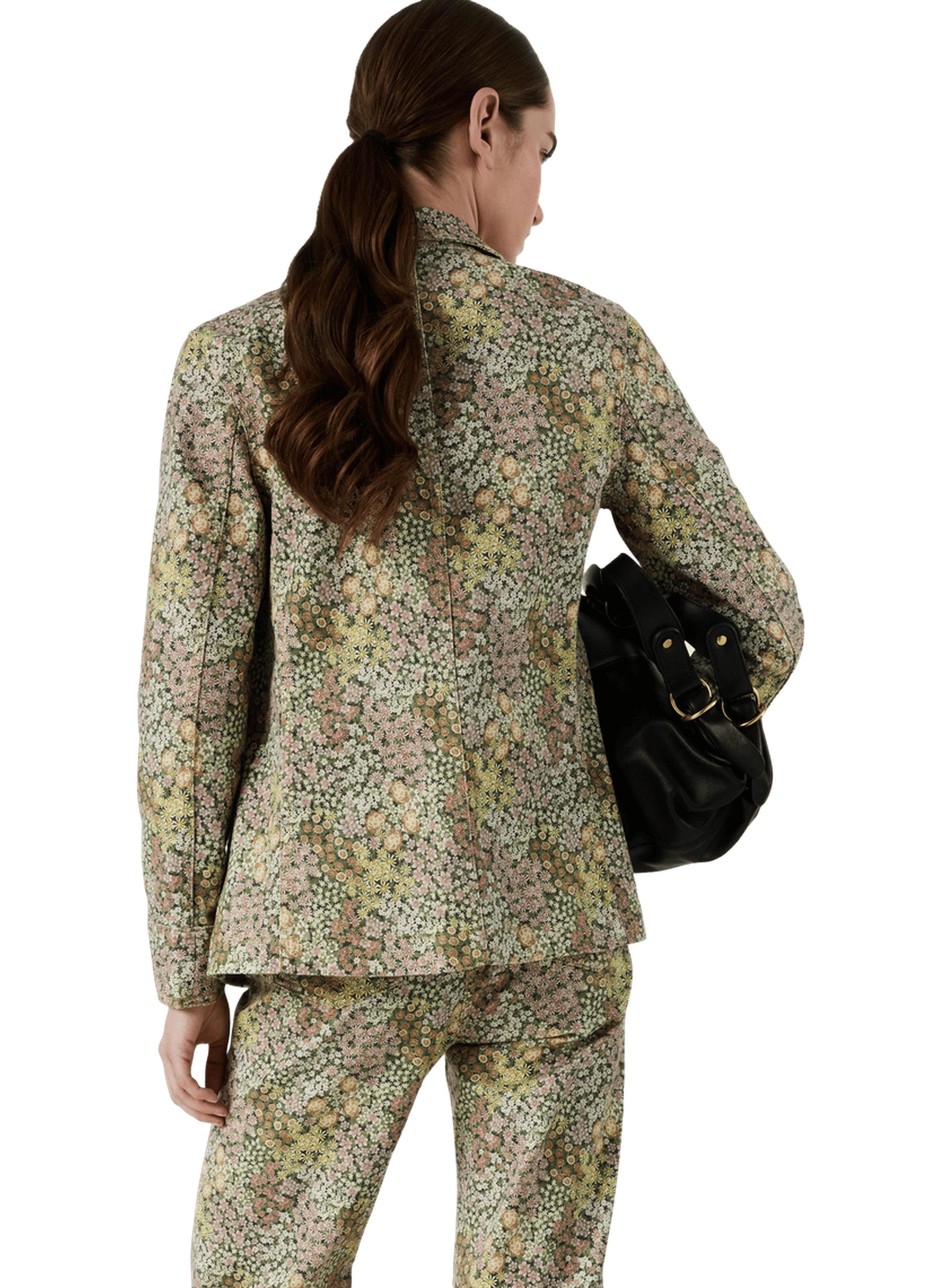 Saharienne en denim à fleurs - tena GERARD DAREL Rose
