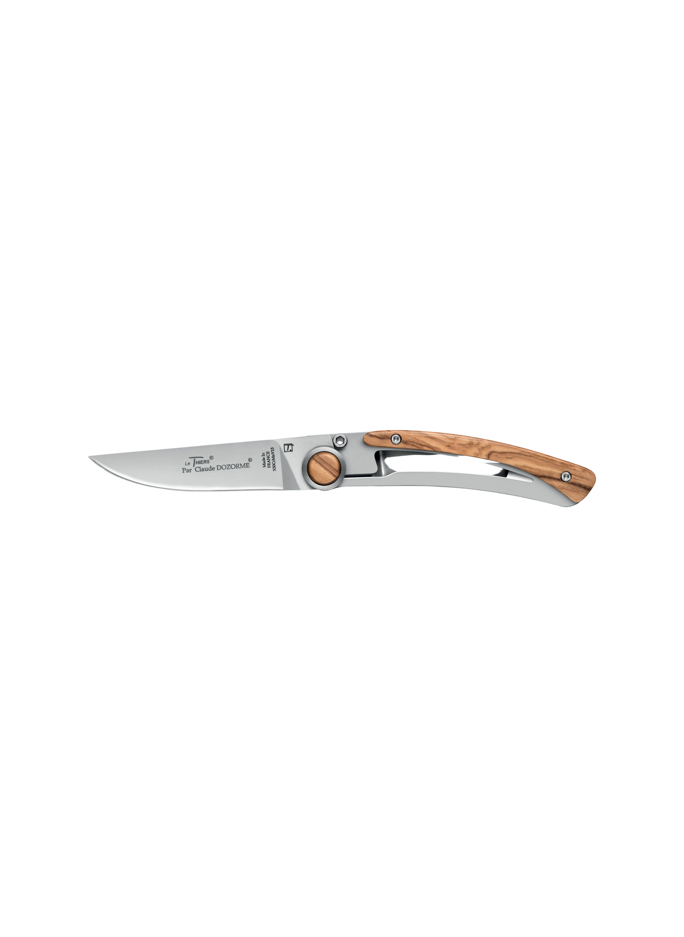 Pocket knife Liner Thiers DOZORME Brown