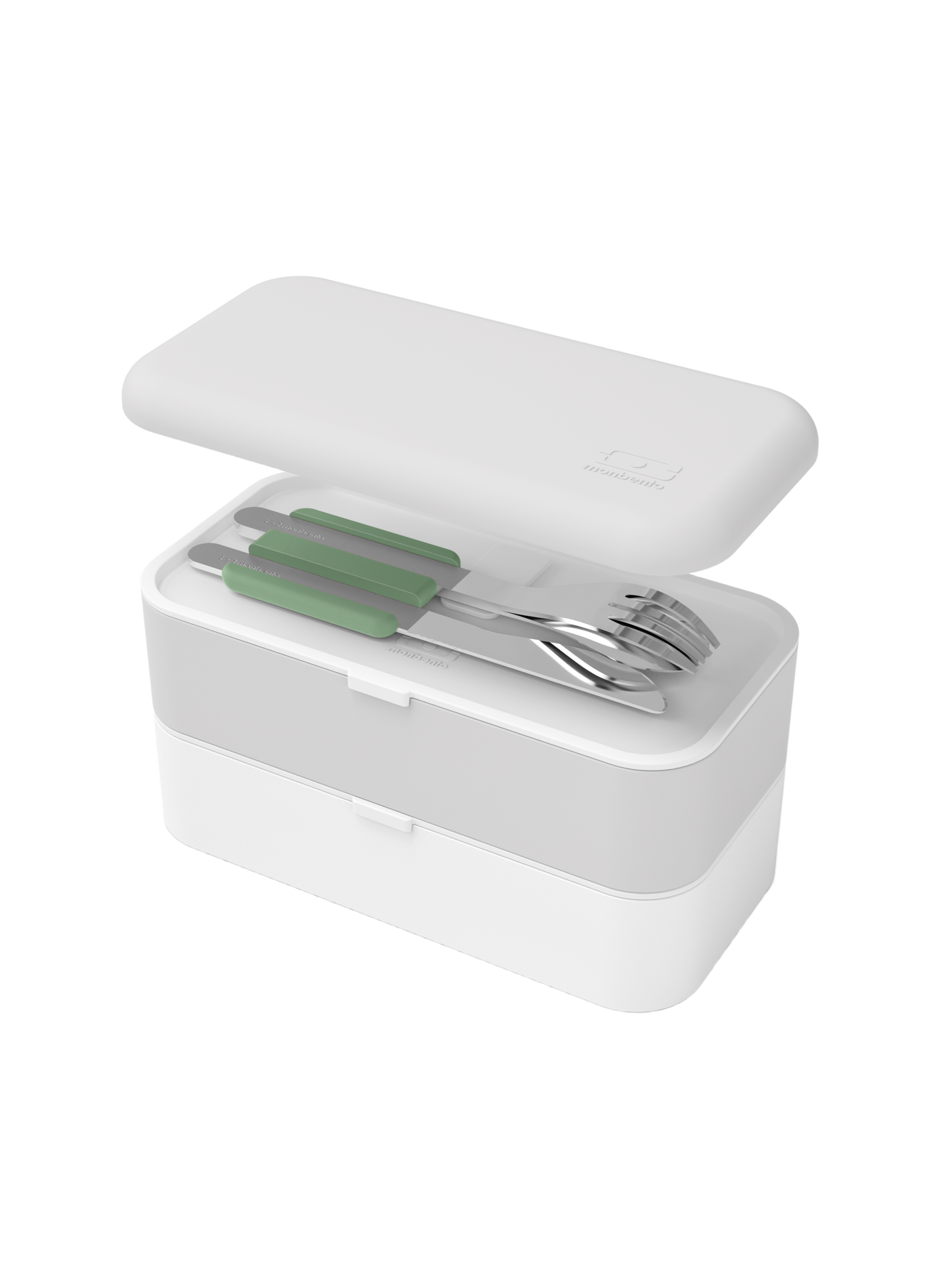 Ménagère de 3 couverts Slim Box MONBENTO Vert