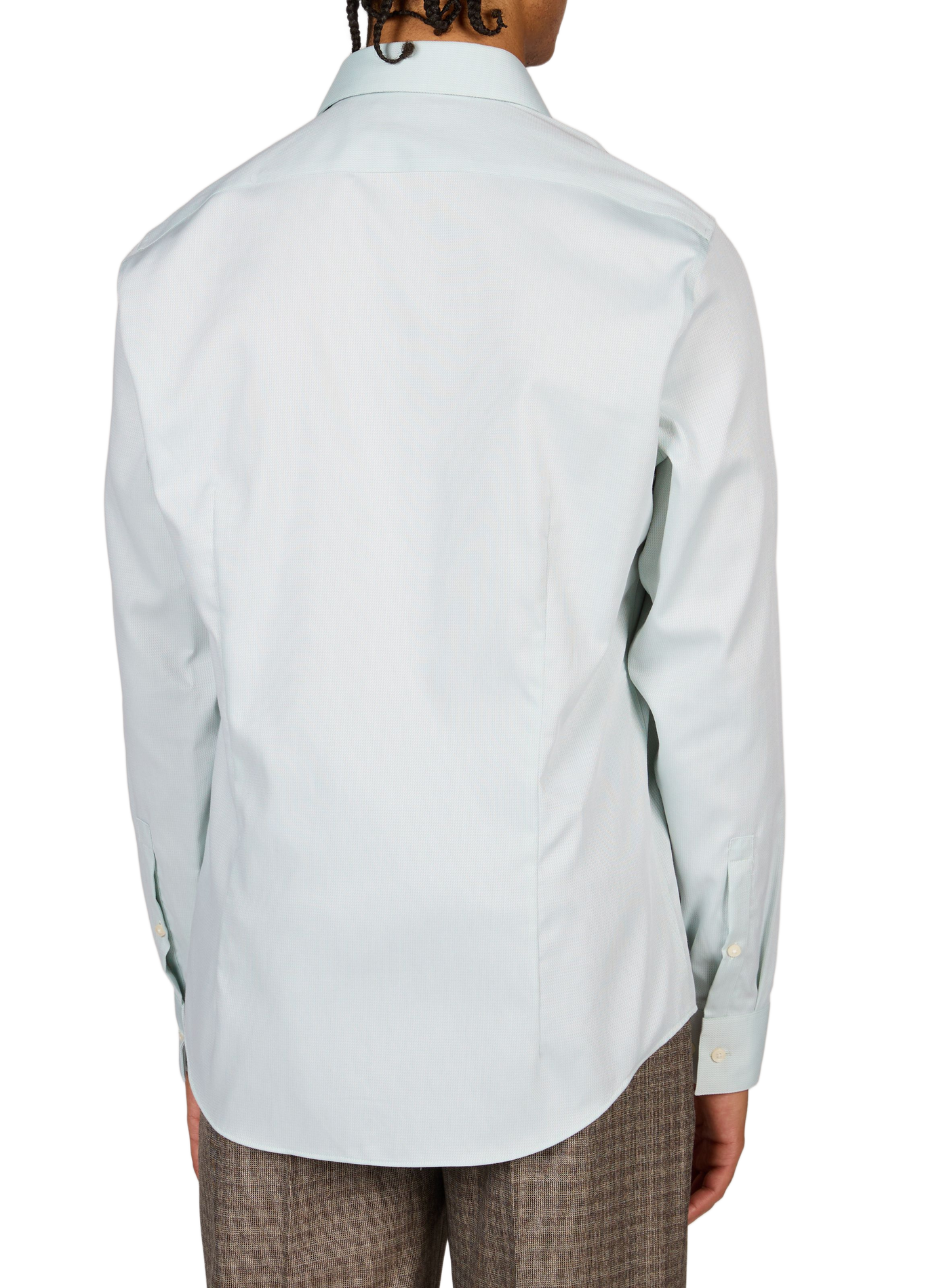 Slim cotton-blend shirt CALVIN KLEIN Green