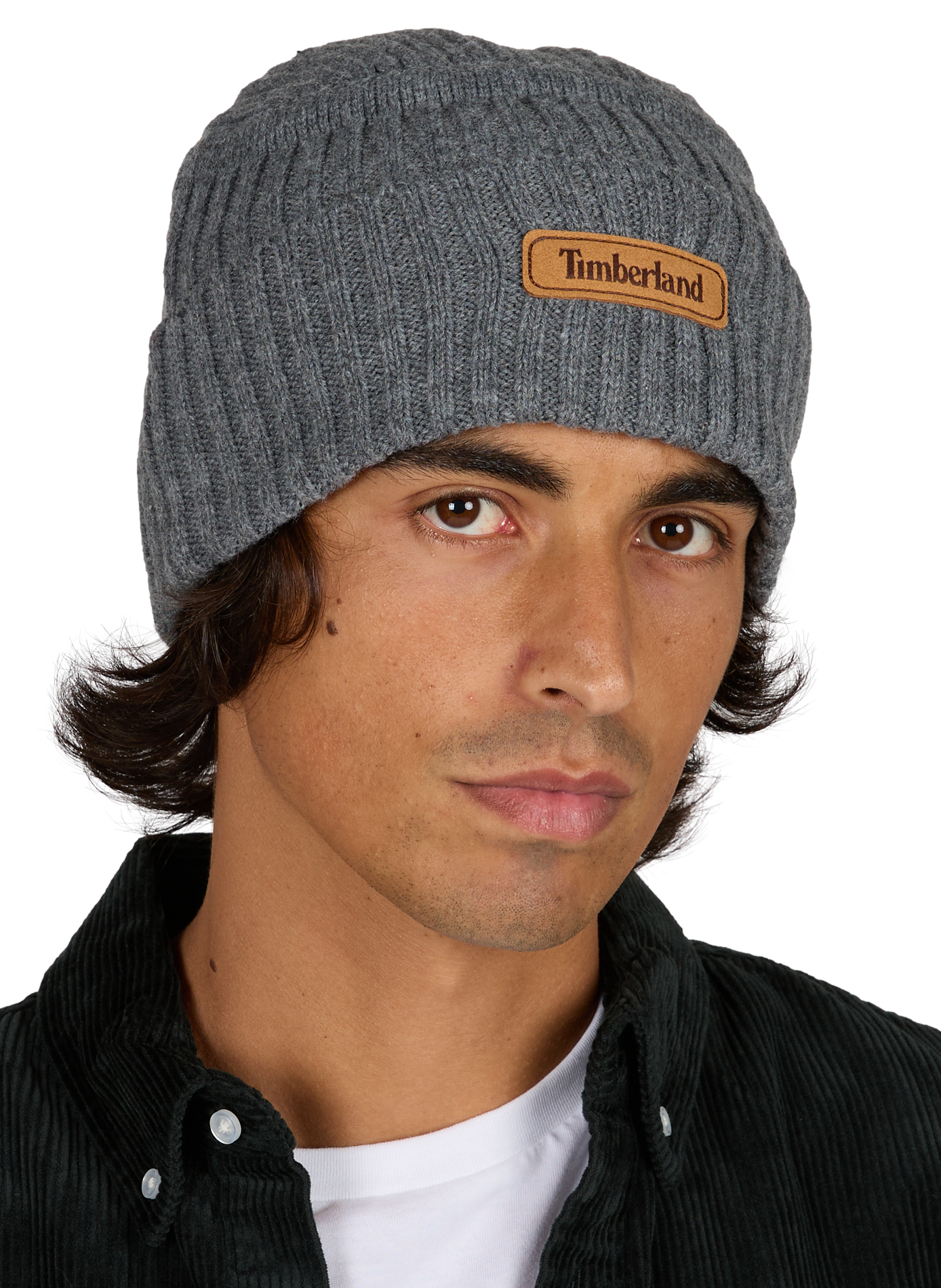 Effen Gulf Beach gebreide muts. TIMBERLAND Grijs