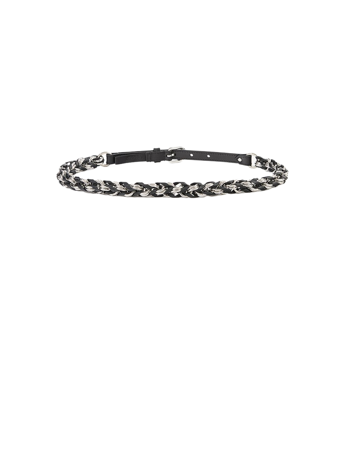 Ceinture Bolton à chaîne en cuir ISABEL MARANT Noir