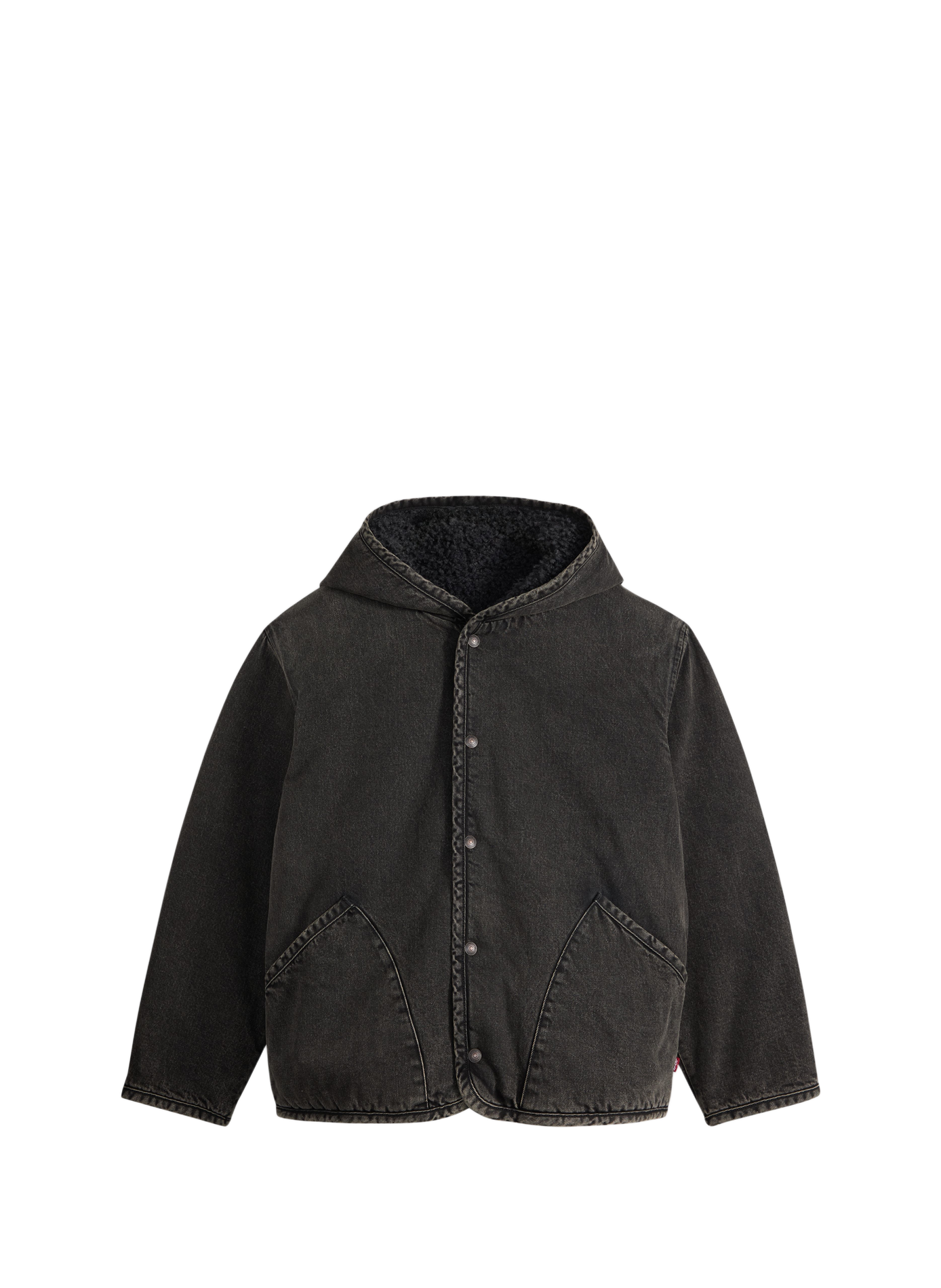 Kapuzenjacke aus Baumwolle LEVI'S Schwarz