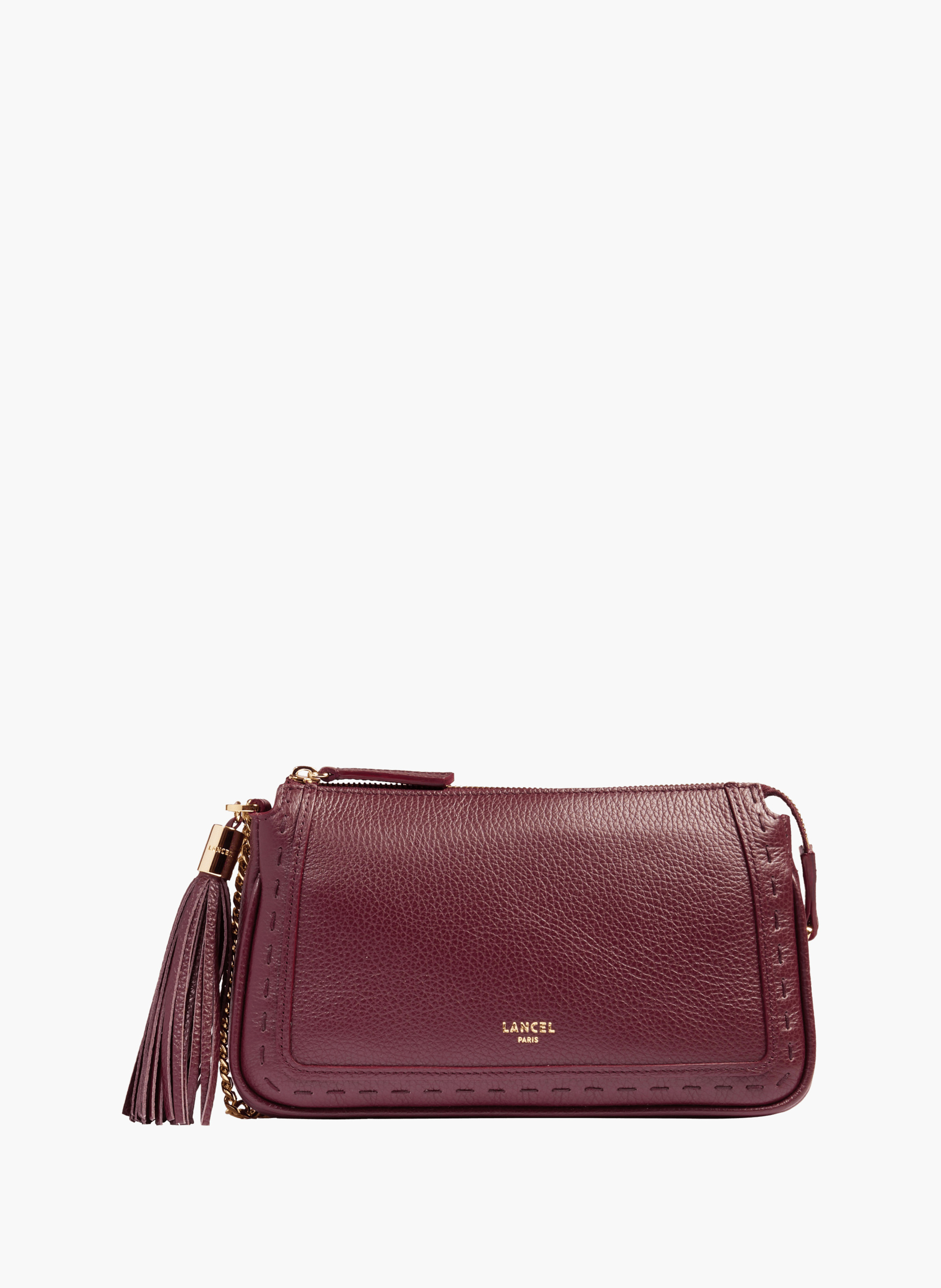 Pochette chaine premier flirt de lancel en cuir LANCEL Violet