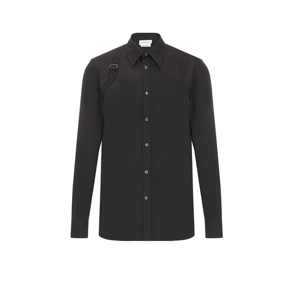 Chemise à harnais en popeline de coton