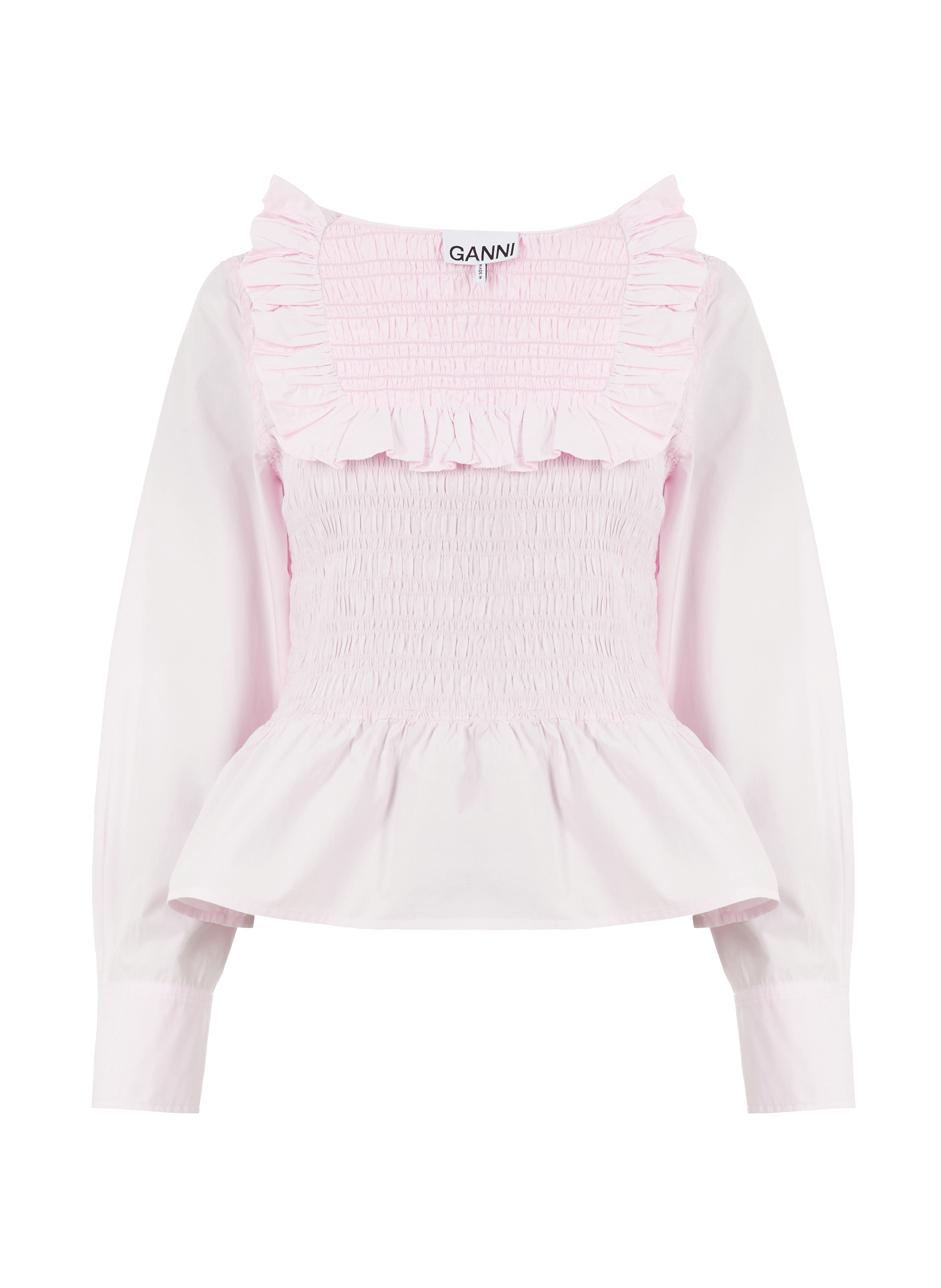 Top en popeline de coton