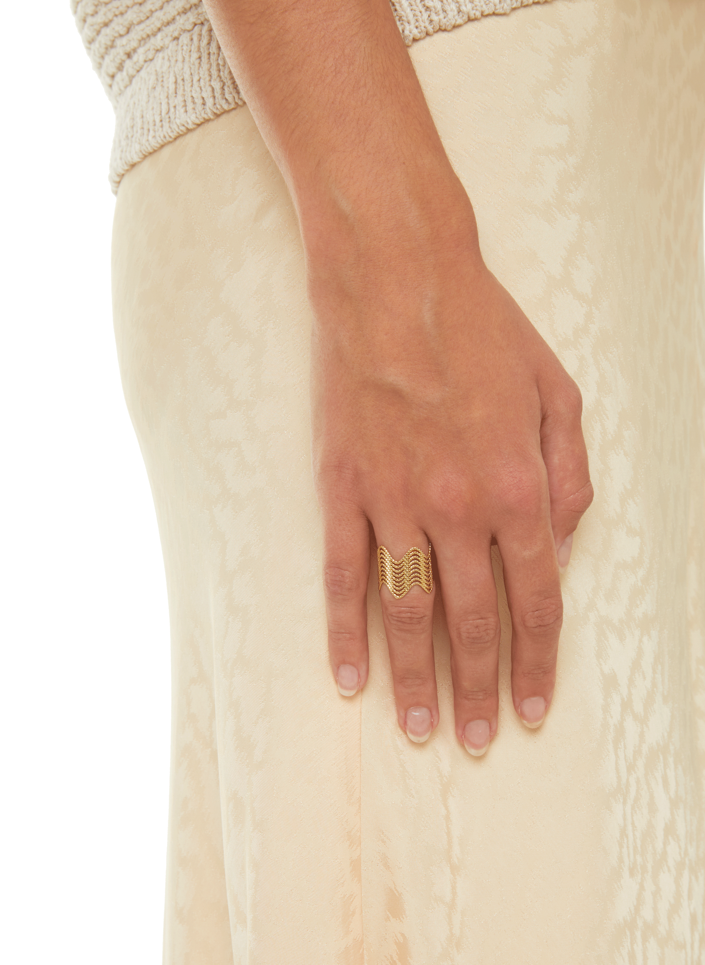 Jupe midi Elton ROSEANNA Beige