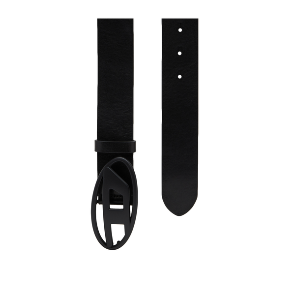 Diesel Leather Belt In Black