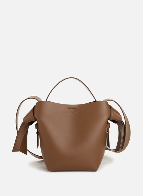 Musubi leather handbag BrownACNE STUDIOS 
