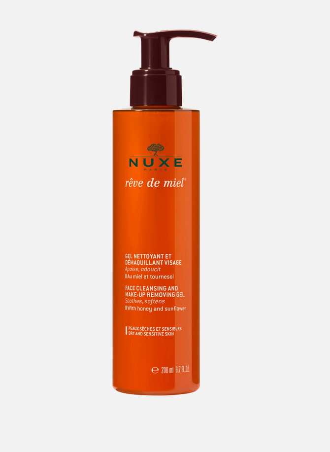 Rêve de Miel® NUXE facial cleansing and makeup remover gel