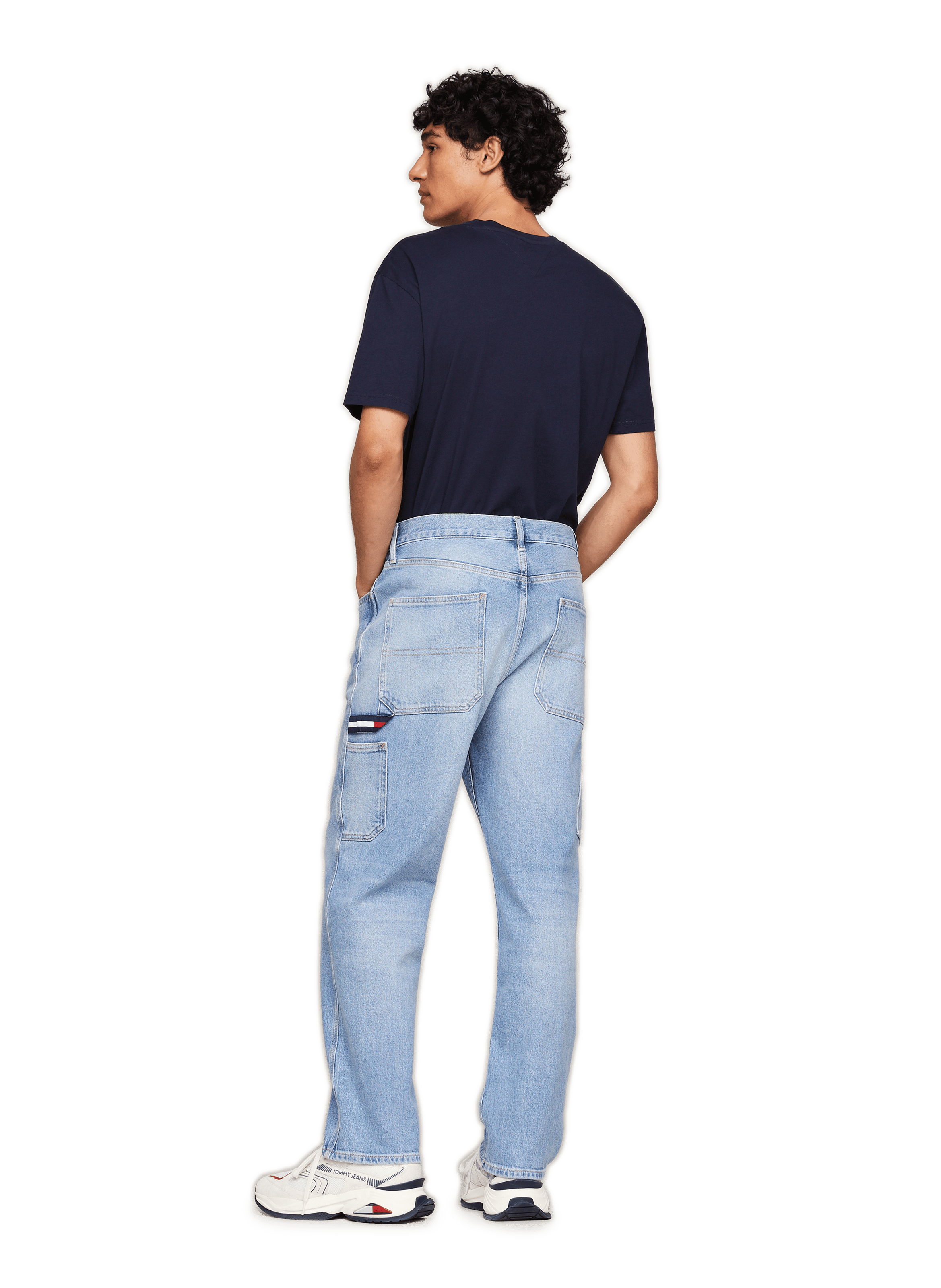 Jean droit TOMMY HILFIGER Bleu