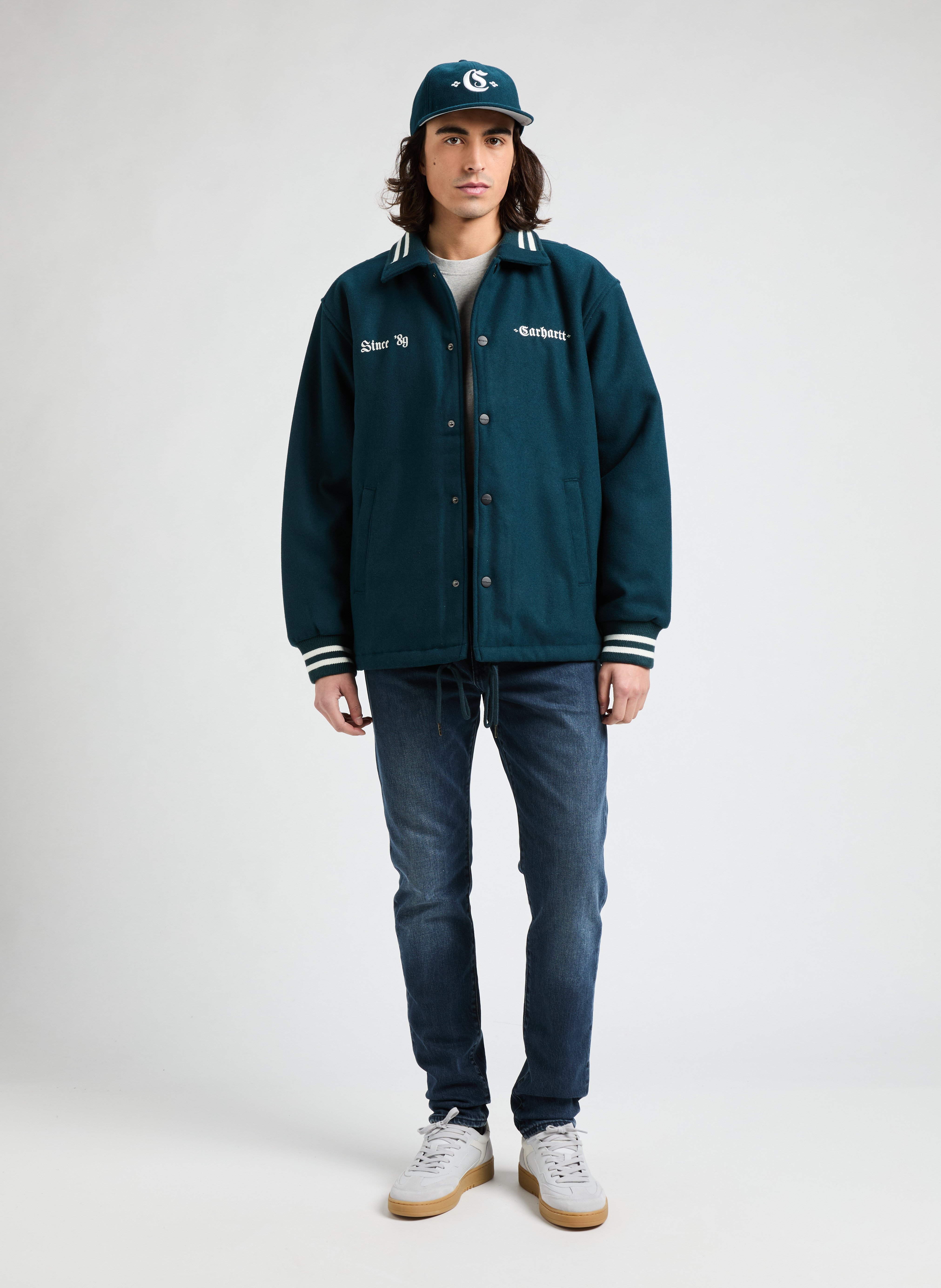 Wool jacket CARHARTT WIP Green