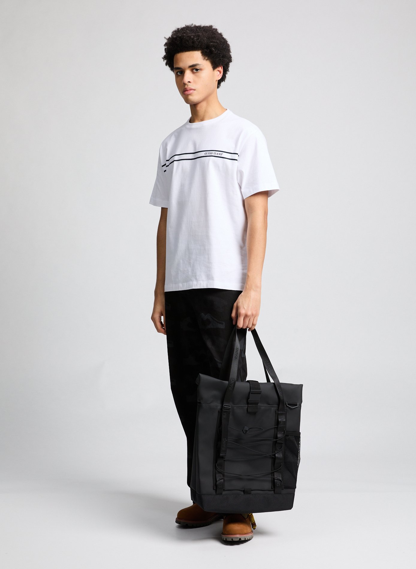 Sac cabas Trail Rolltop Tote  RAINS Noir