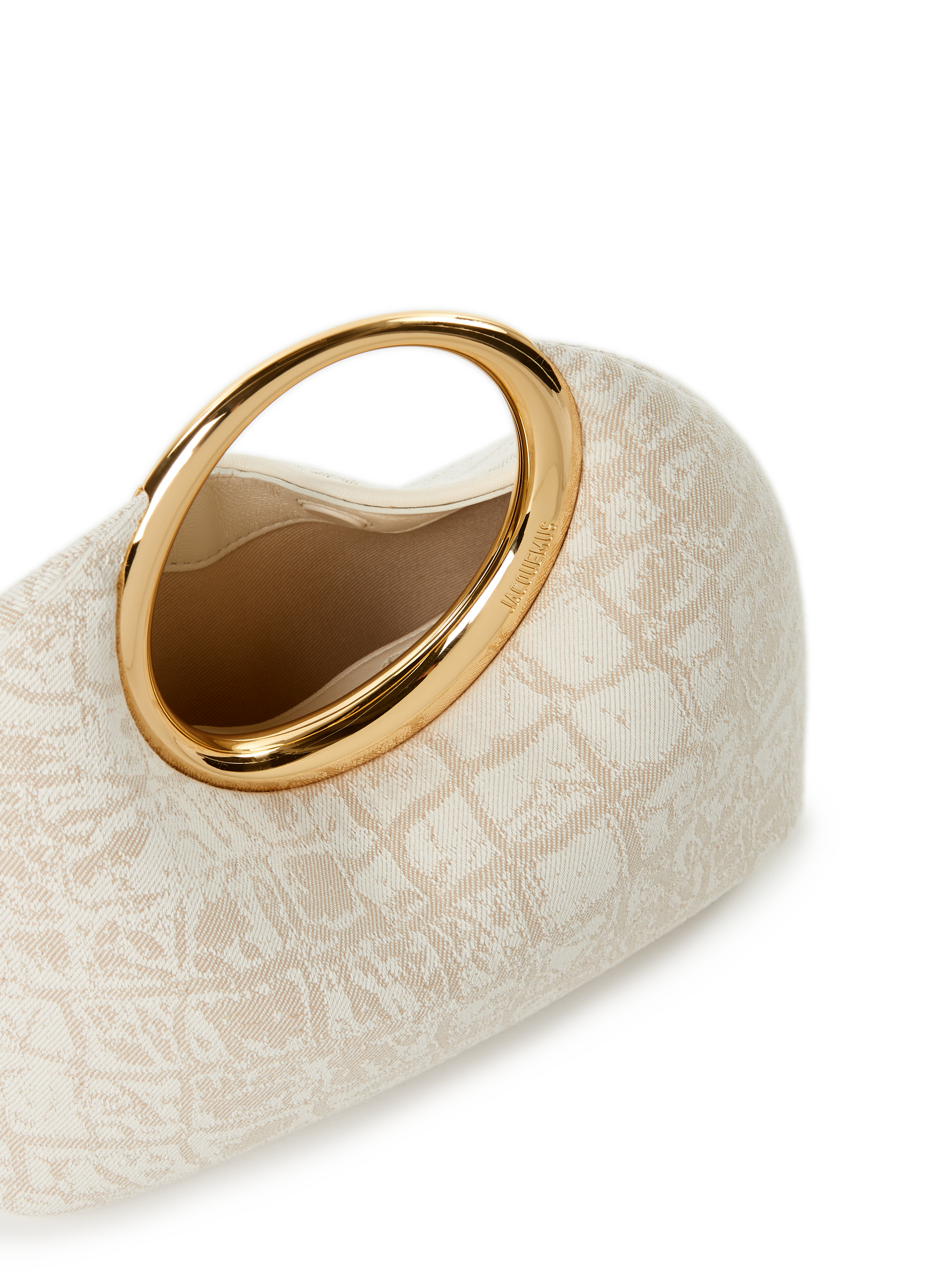 Sac à main Le Petit Calino en coton JACQUEMUS Beige