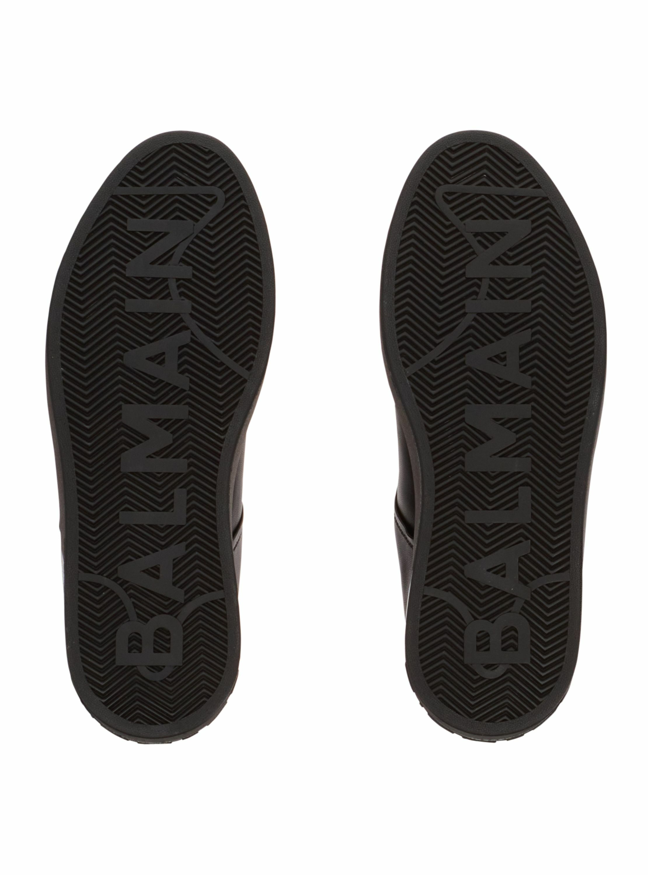 Baskets b-court en cuir de veau BALMAIN Noir