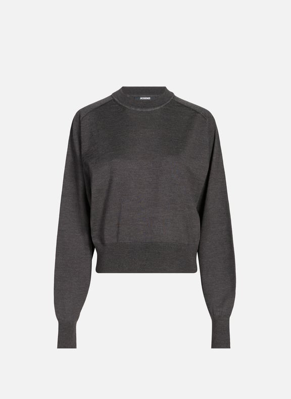 Sweatshirt en laine Gris by JACQUEMUS JACQUEMUS Sweatshirt en laine Gris