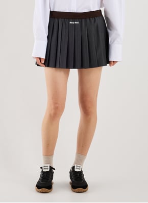 Jupe courte plissée  MIU MIU Jupe courte plissée  MIU MIU