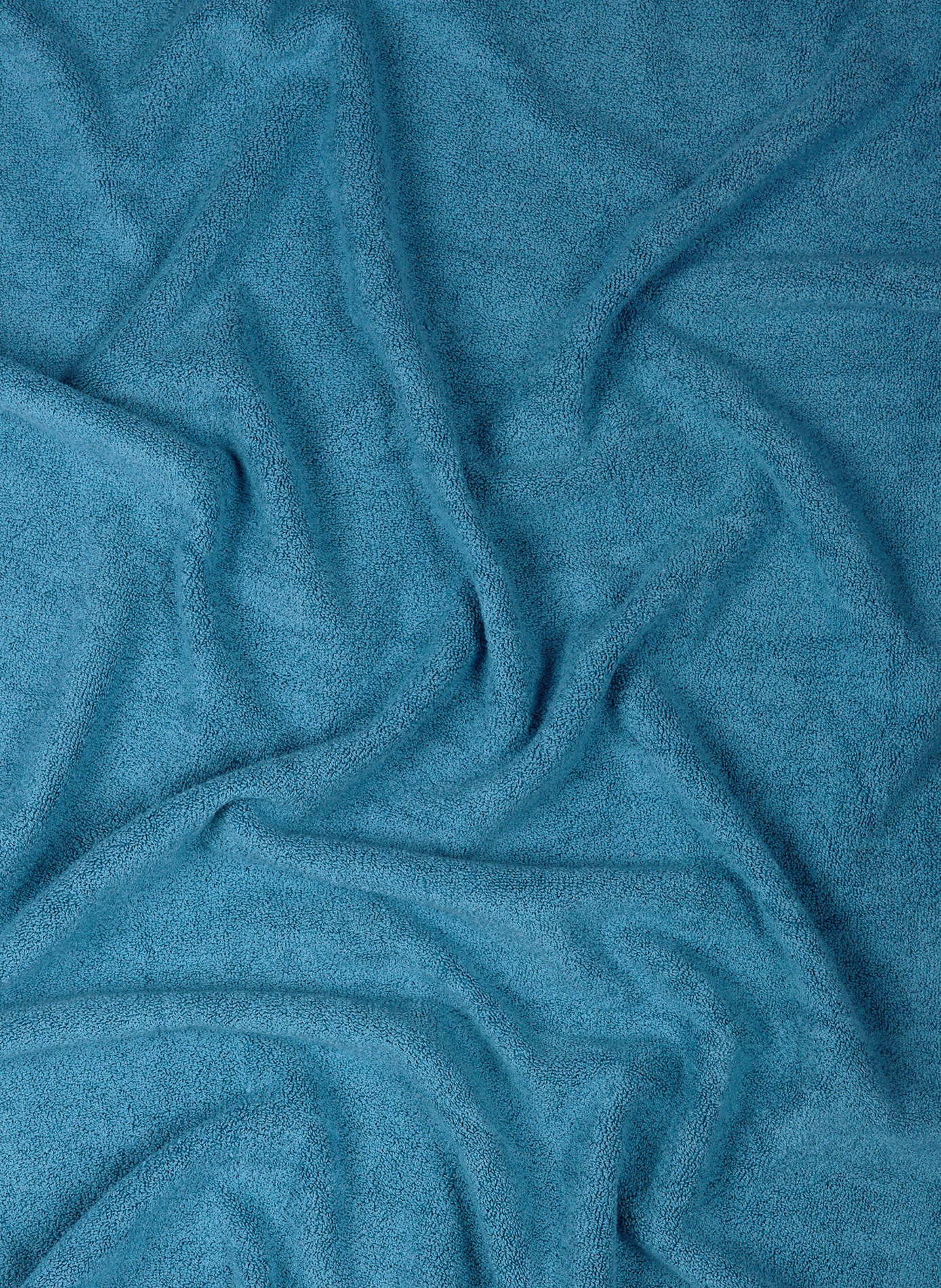 Serviette de toilette en coton biologique AU PRINTEMPS PARIS Bleu