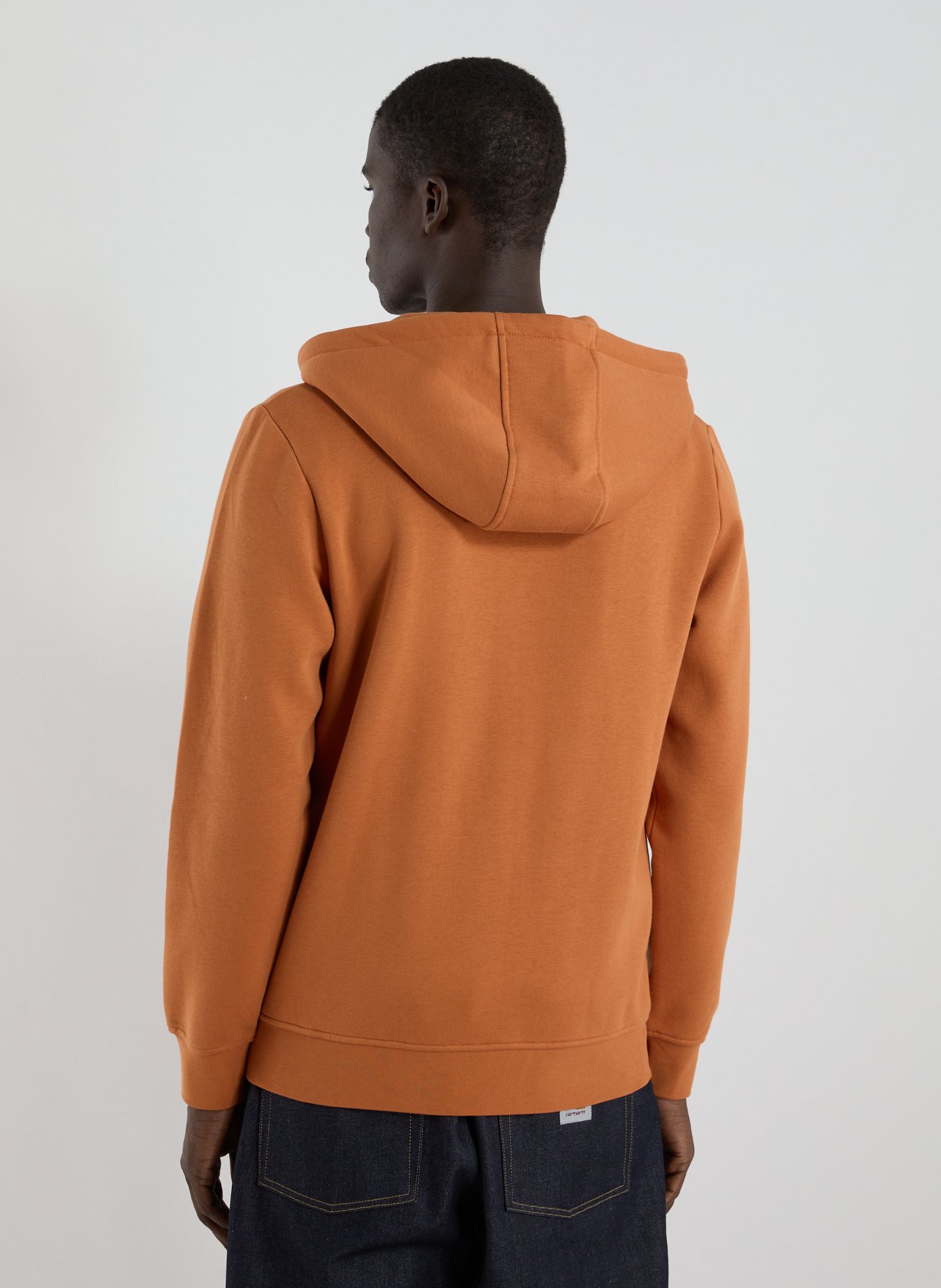 Cotton zip-up hoodie  FAGUO Orange