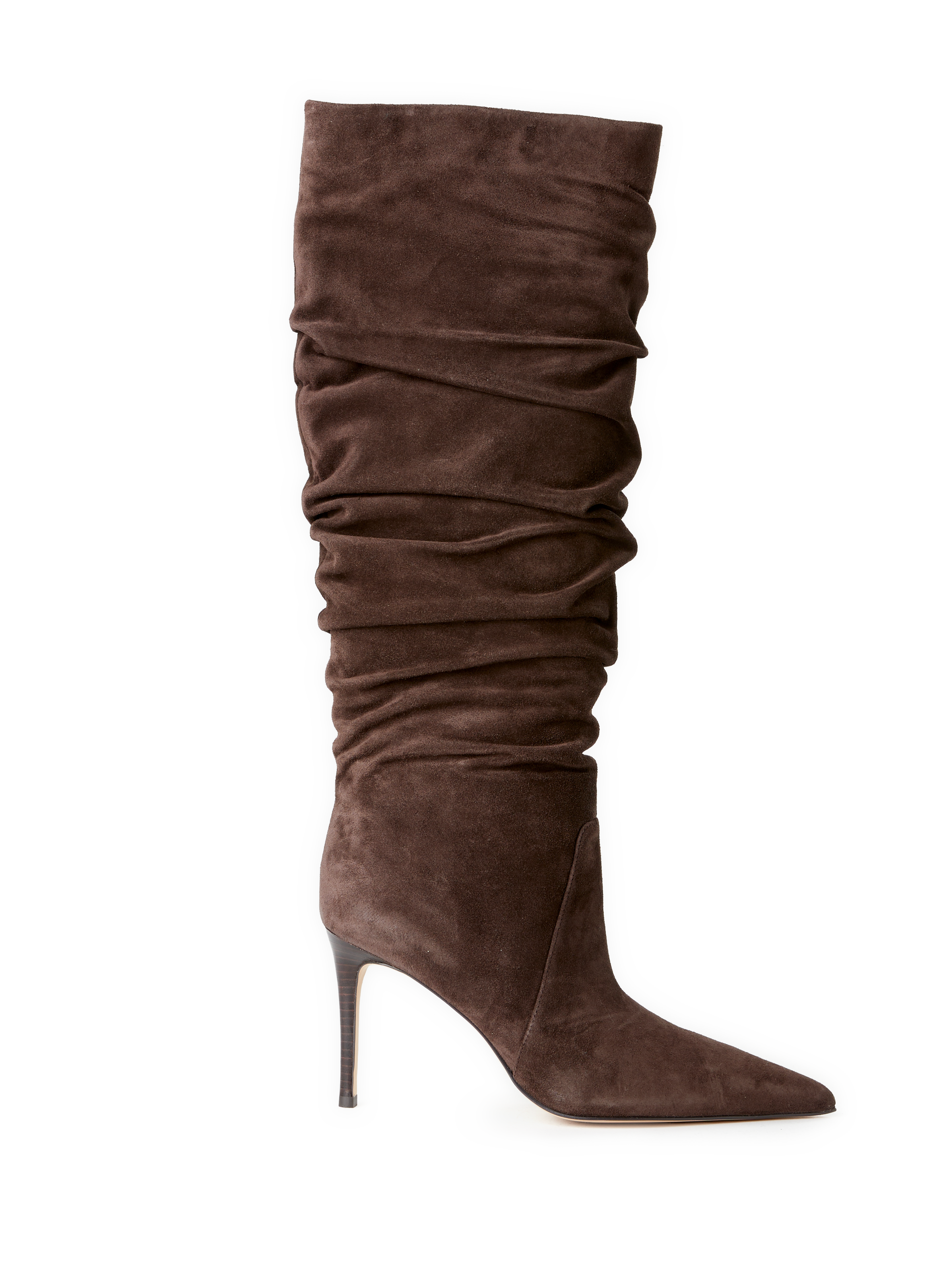 MICHAEL KORS High boots in suede calfskin Brown