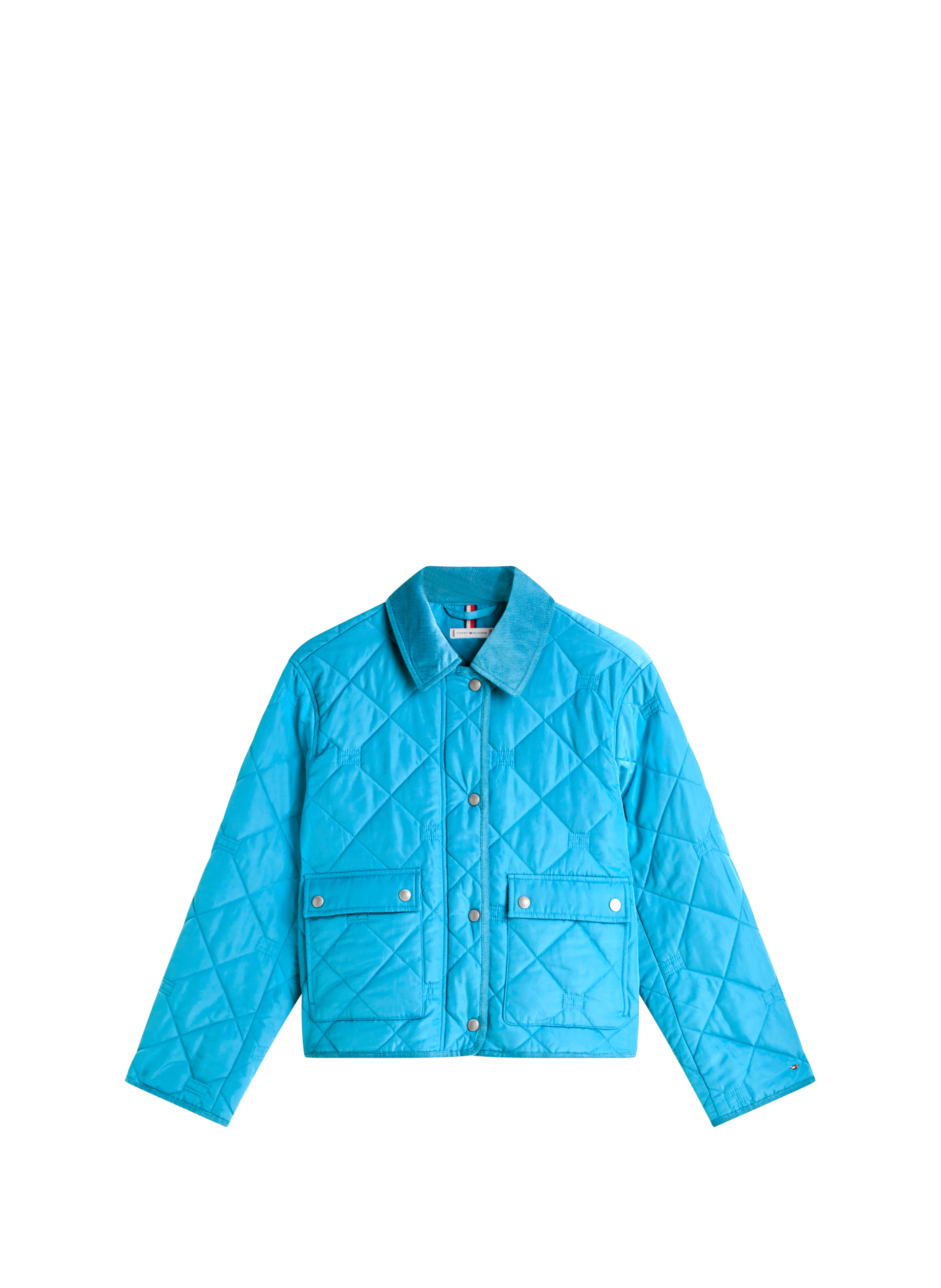 Veste matelassée à col contrasté TOMMY HILFIGER Bleu