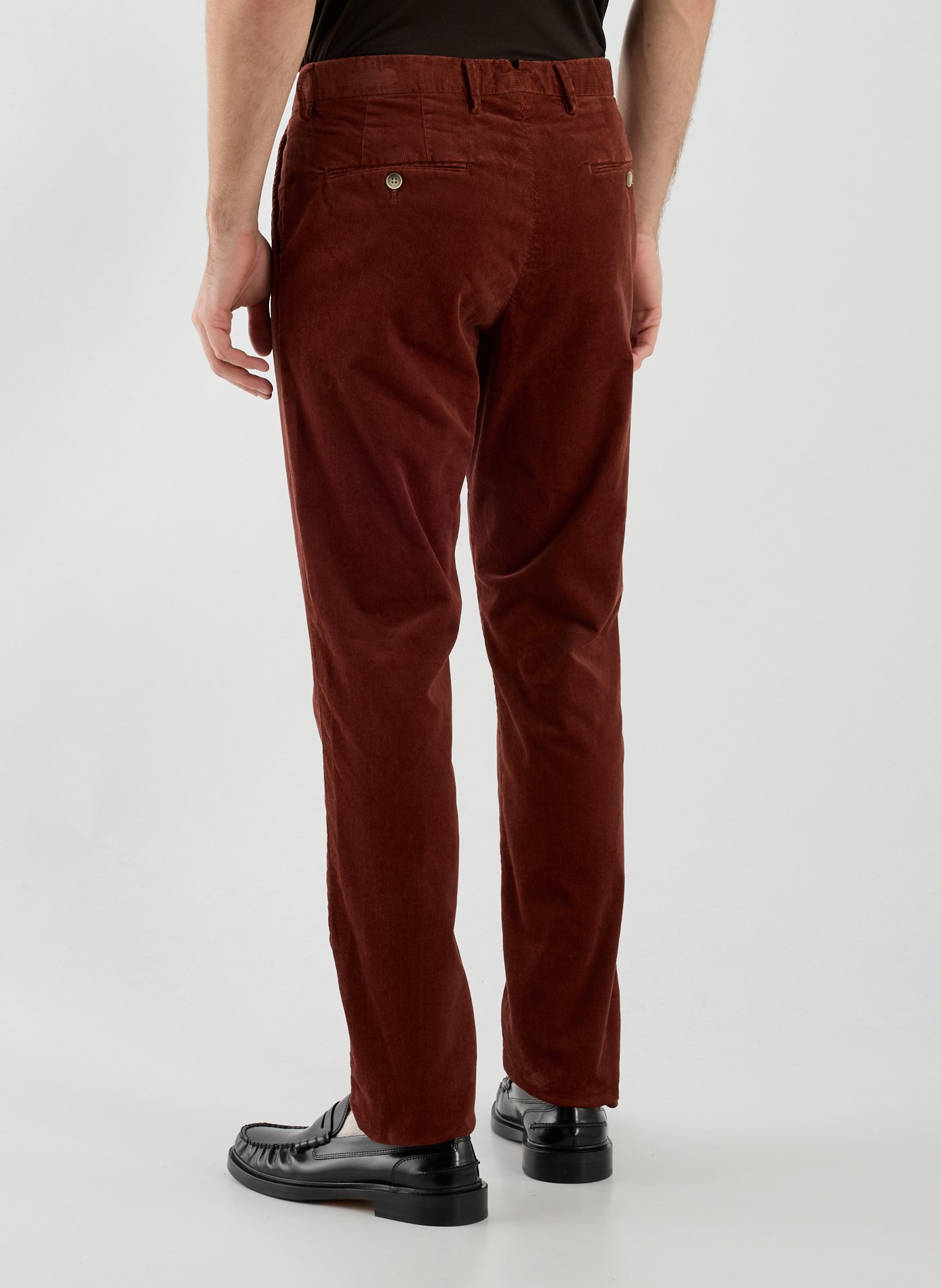 Cotton chino trousers HACKETT Brown