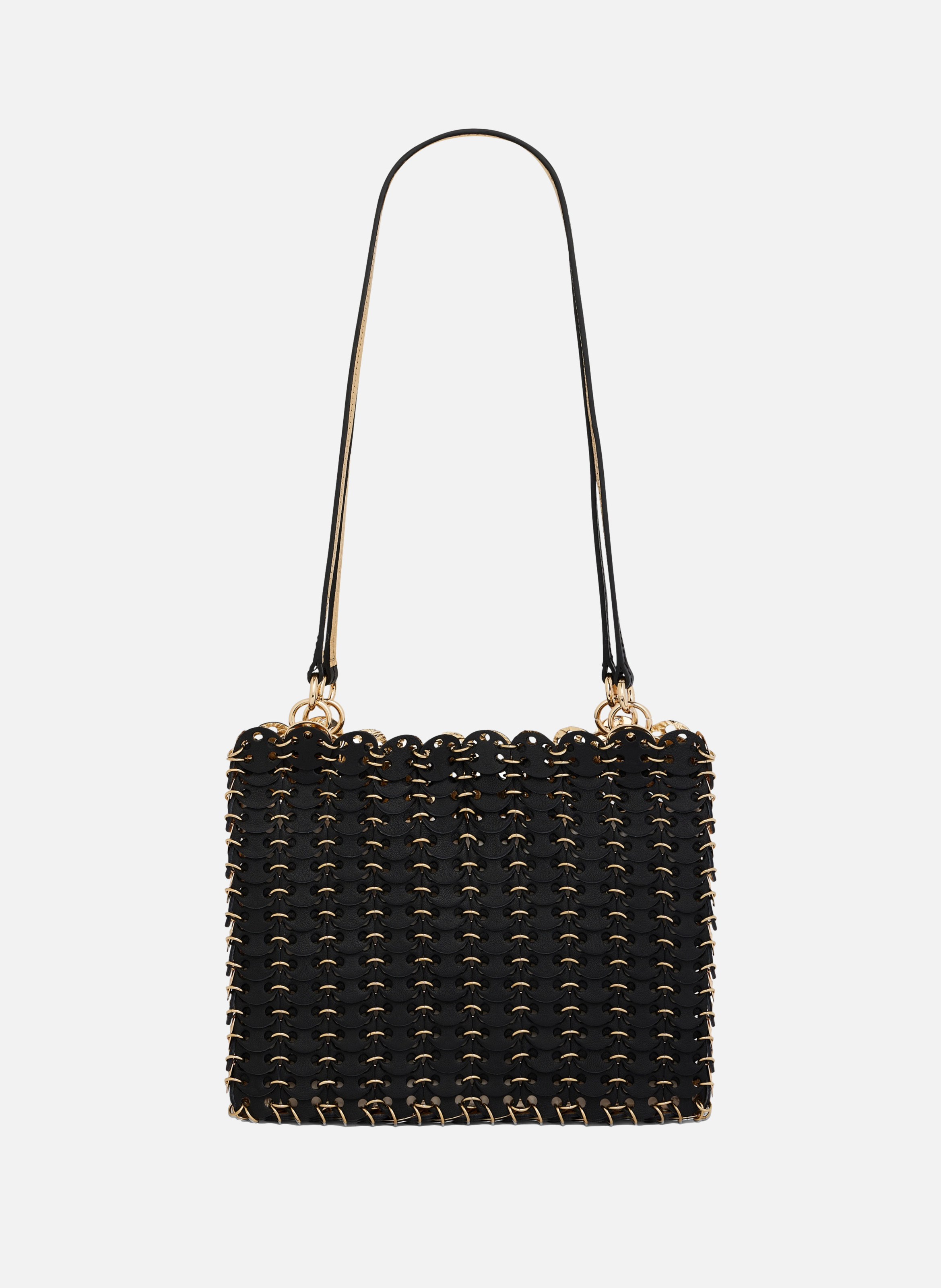 Sac réversible 1969 flip en cuir RABANNE Noir