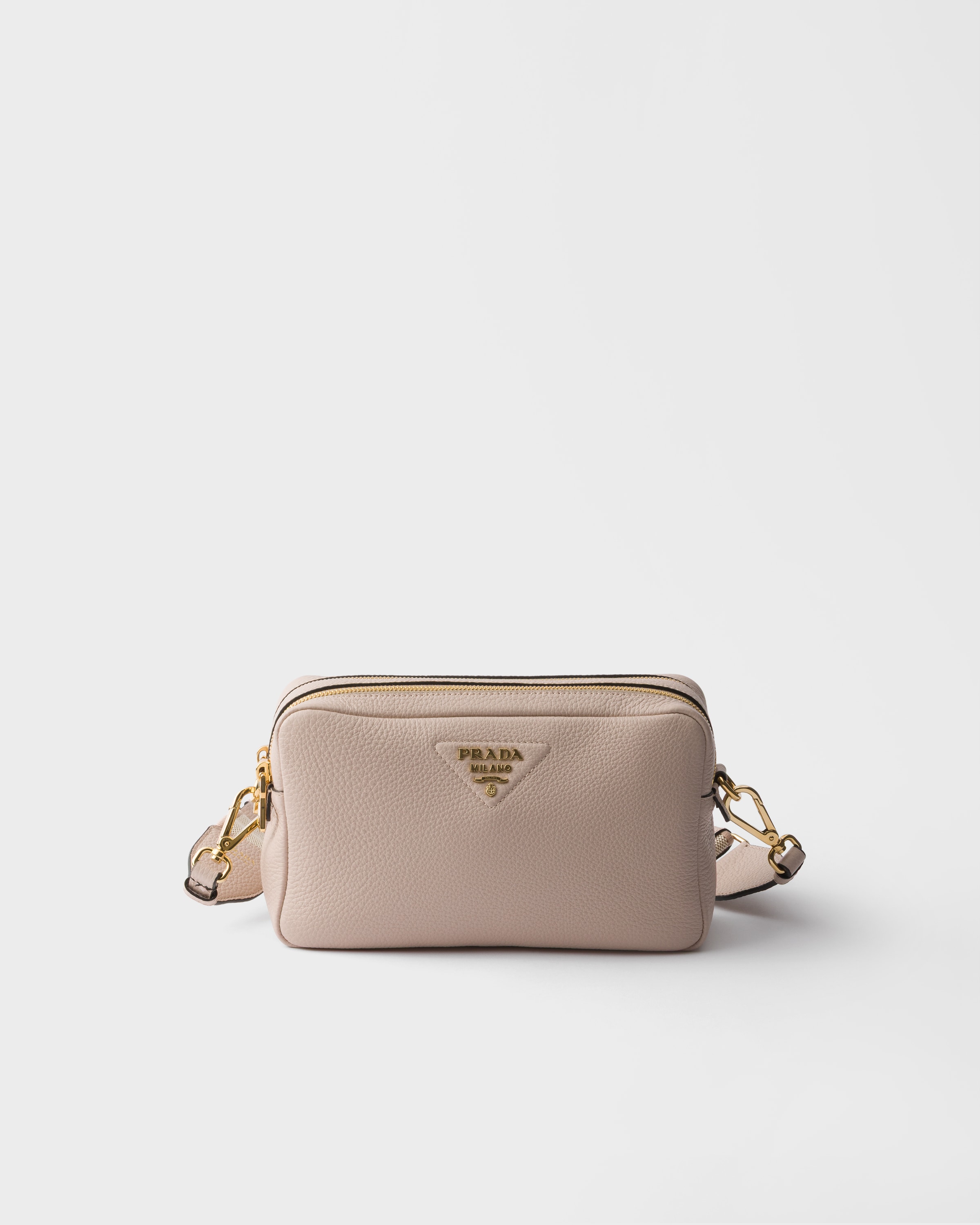 Petit sac à bandoulière en cuir PRADA Rose
