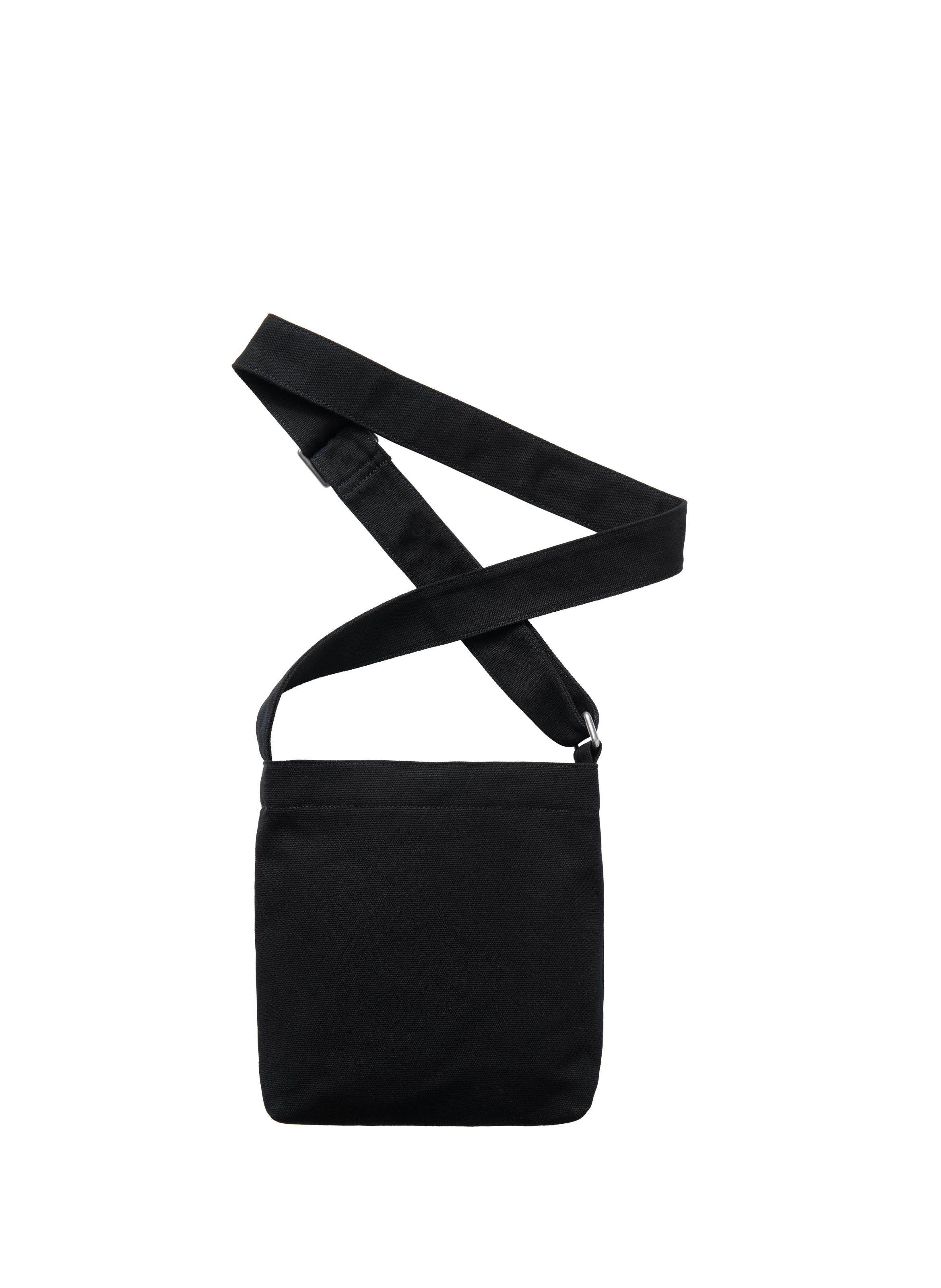 Adjustable cotton shoulder bag CARHARTT WIP Black