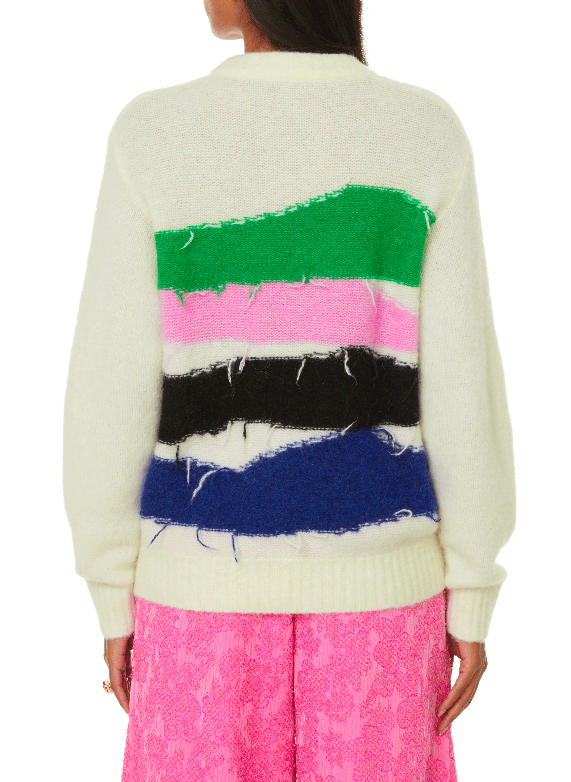 Cecilee wool and alpaca knit jumper BAUM UND PFERDGARTEN Multicolour