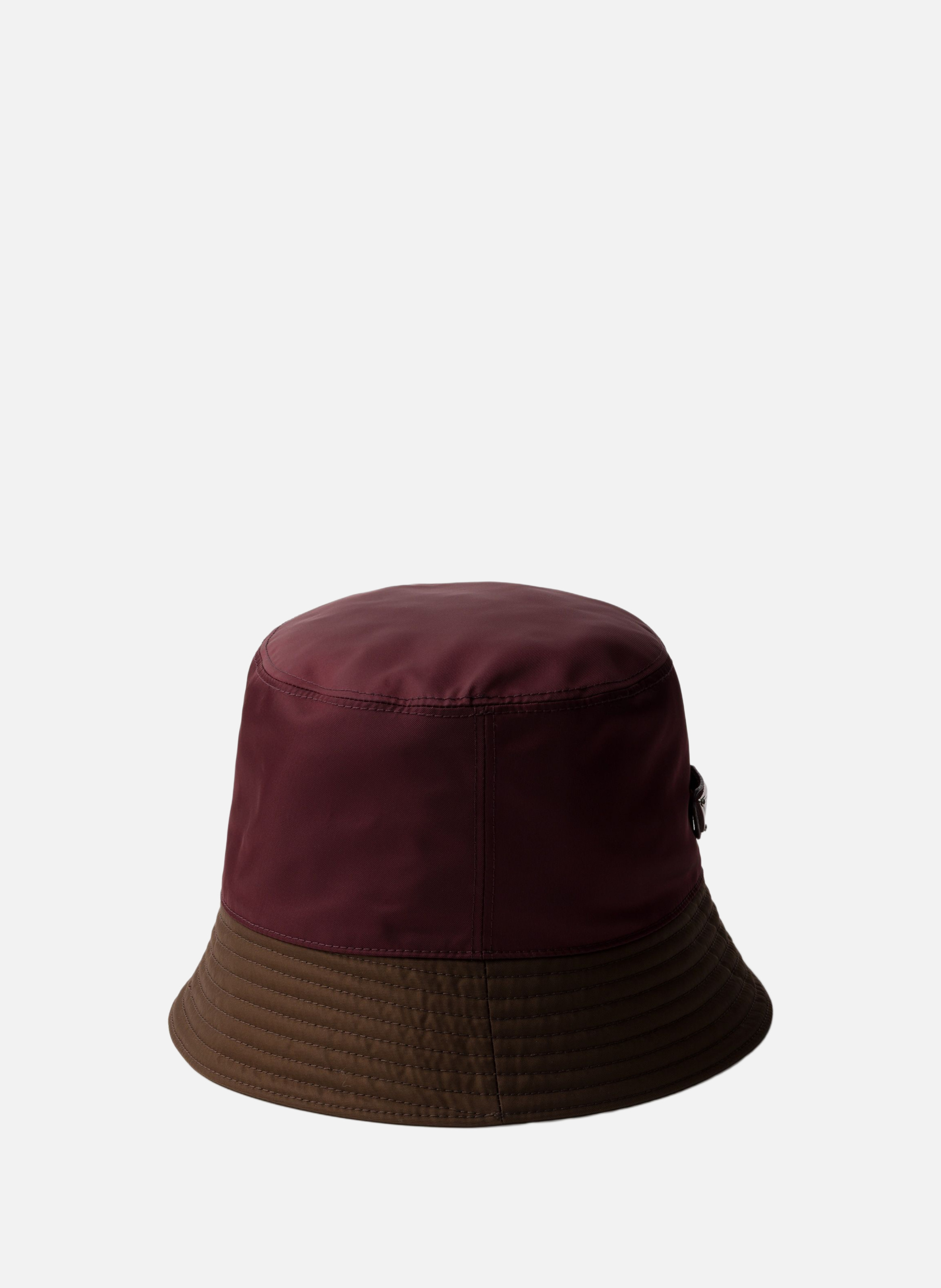 Bob bicolore en re-nylon PRADA Rouge