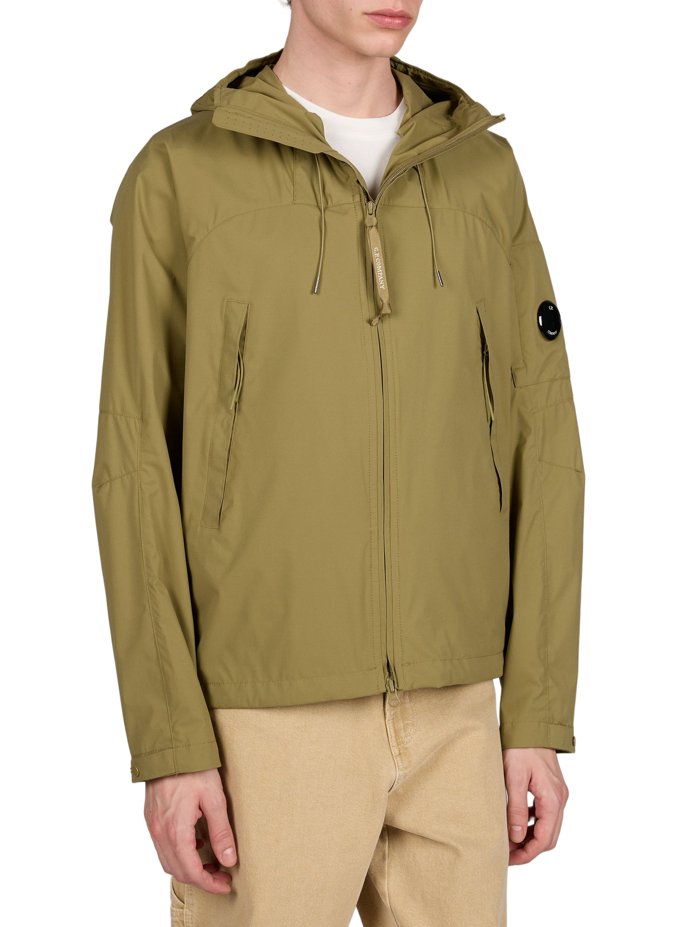 Hooded zipped jacket CP COMPANY Green