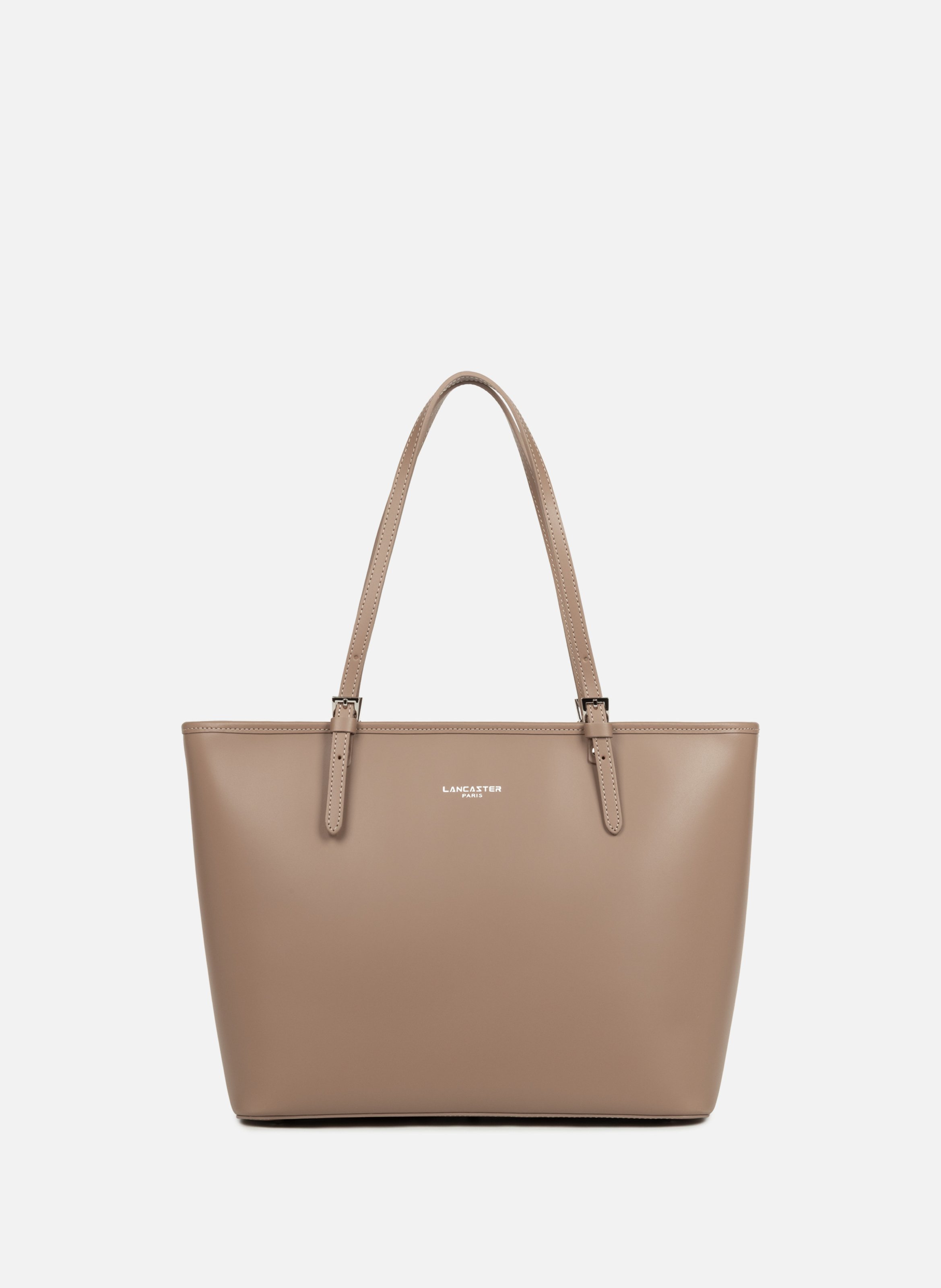 Grand sac cabas épaule - smooth LANCASTER Marron